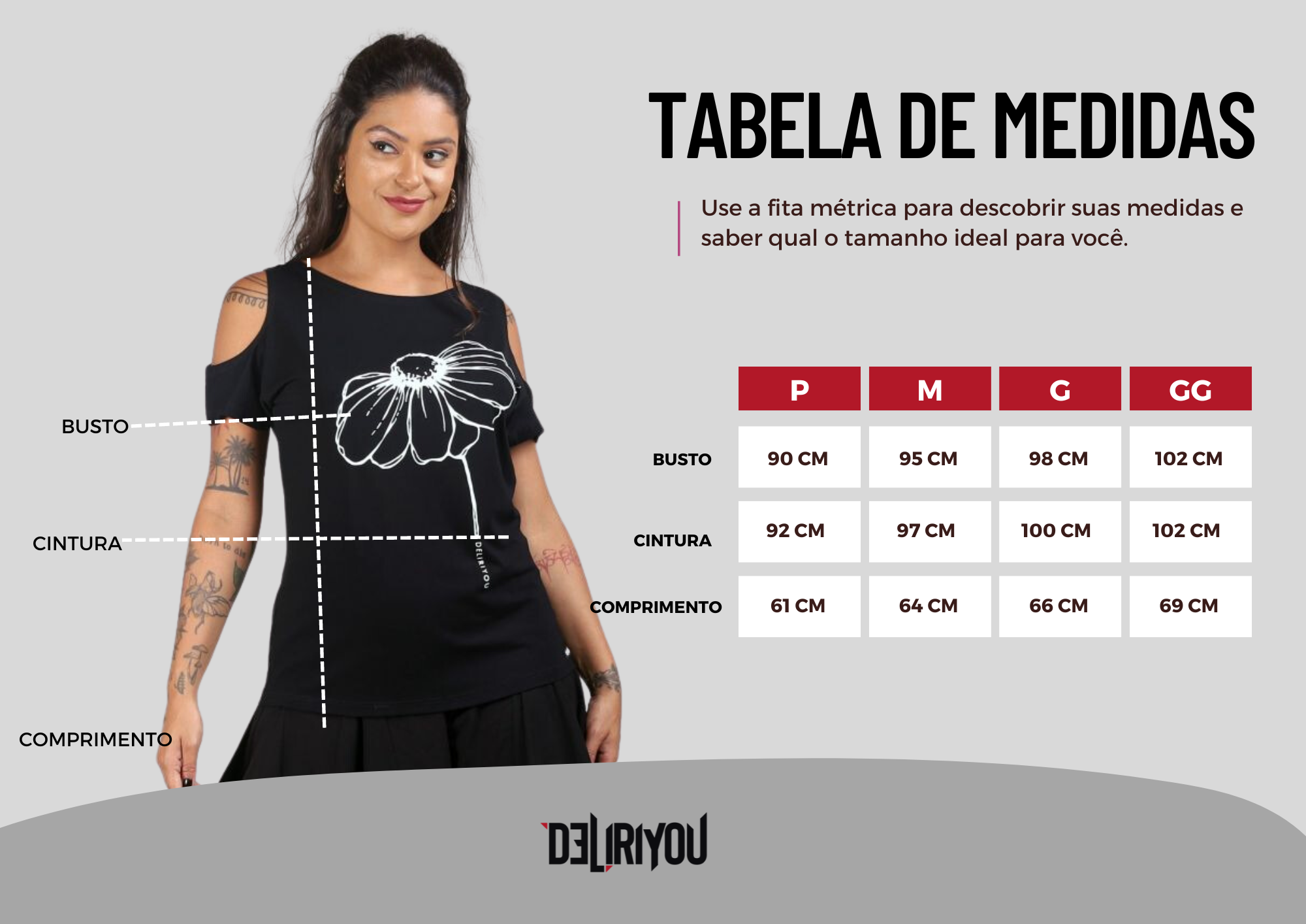 Tabela de medidas