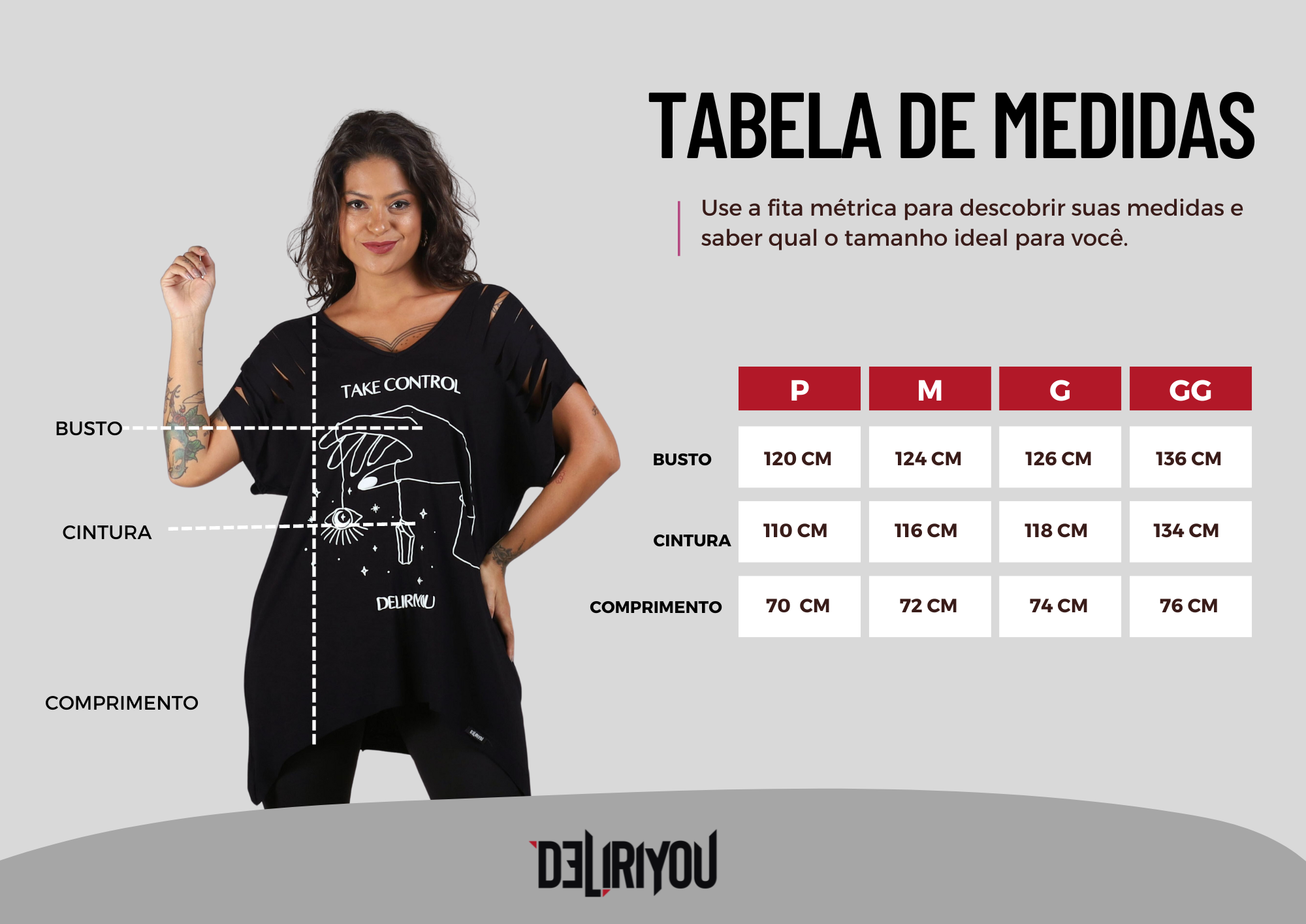 Tabela de medidas