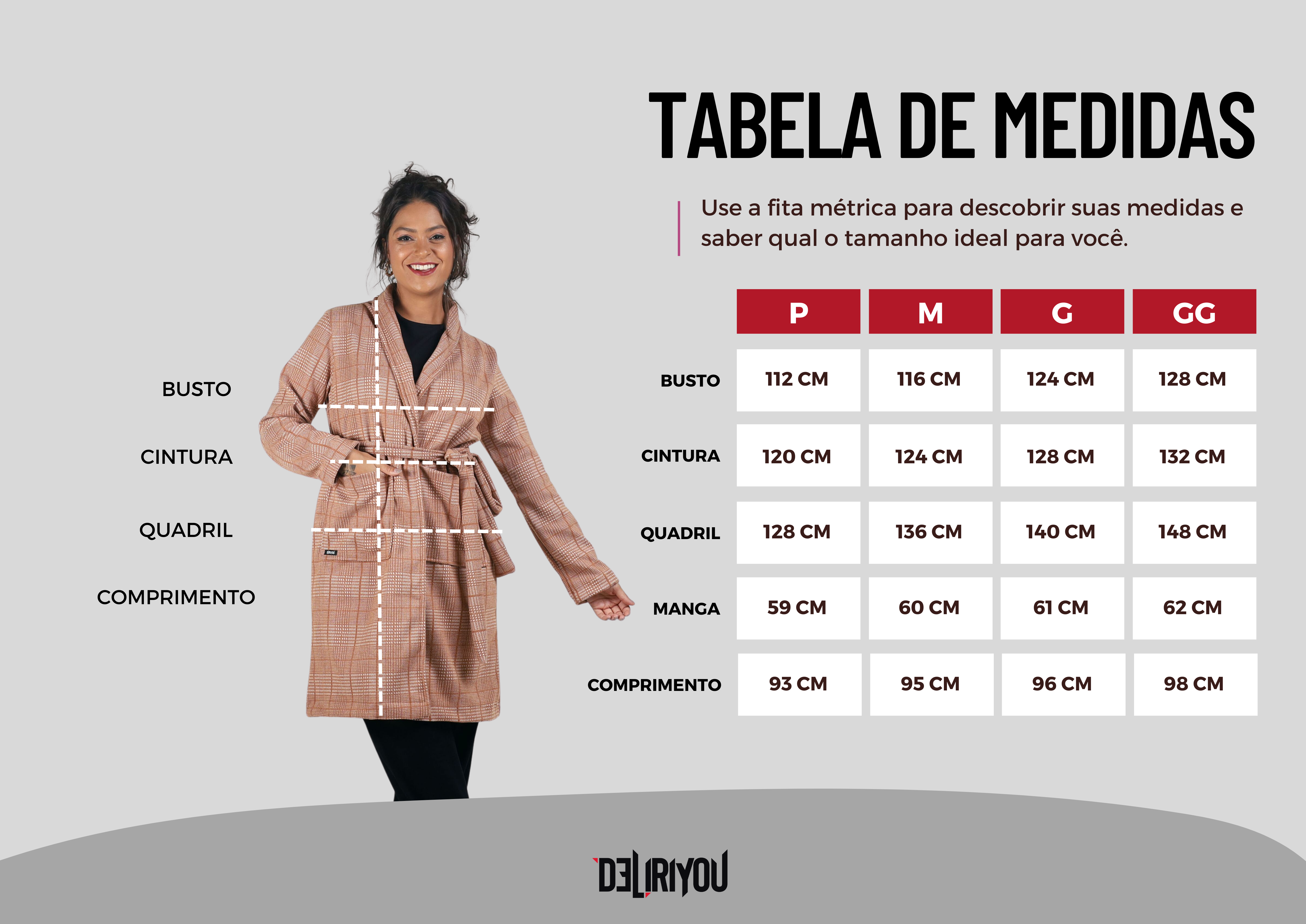 Tabela de medidas