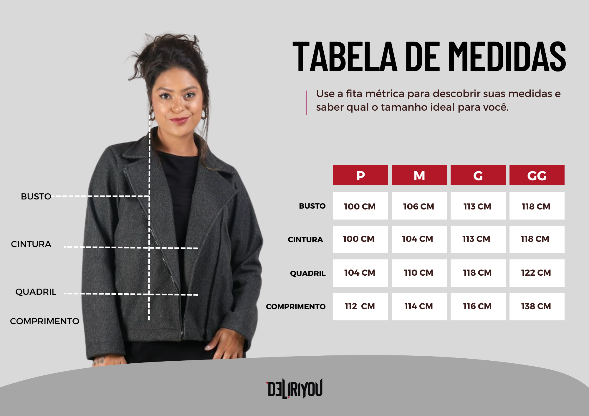 Tabela de medidas