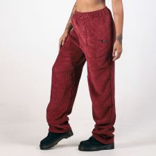 Calça Baggy Vinho Veludo