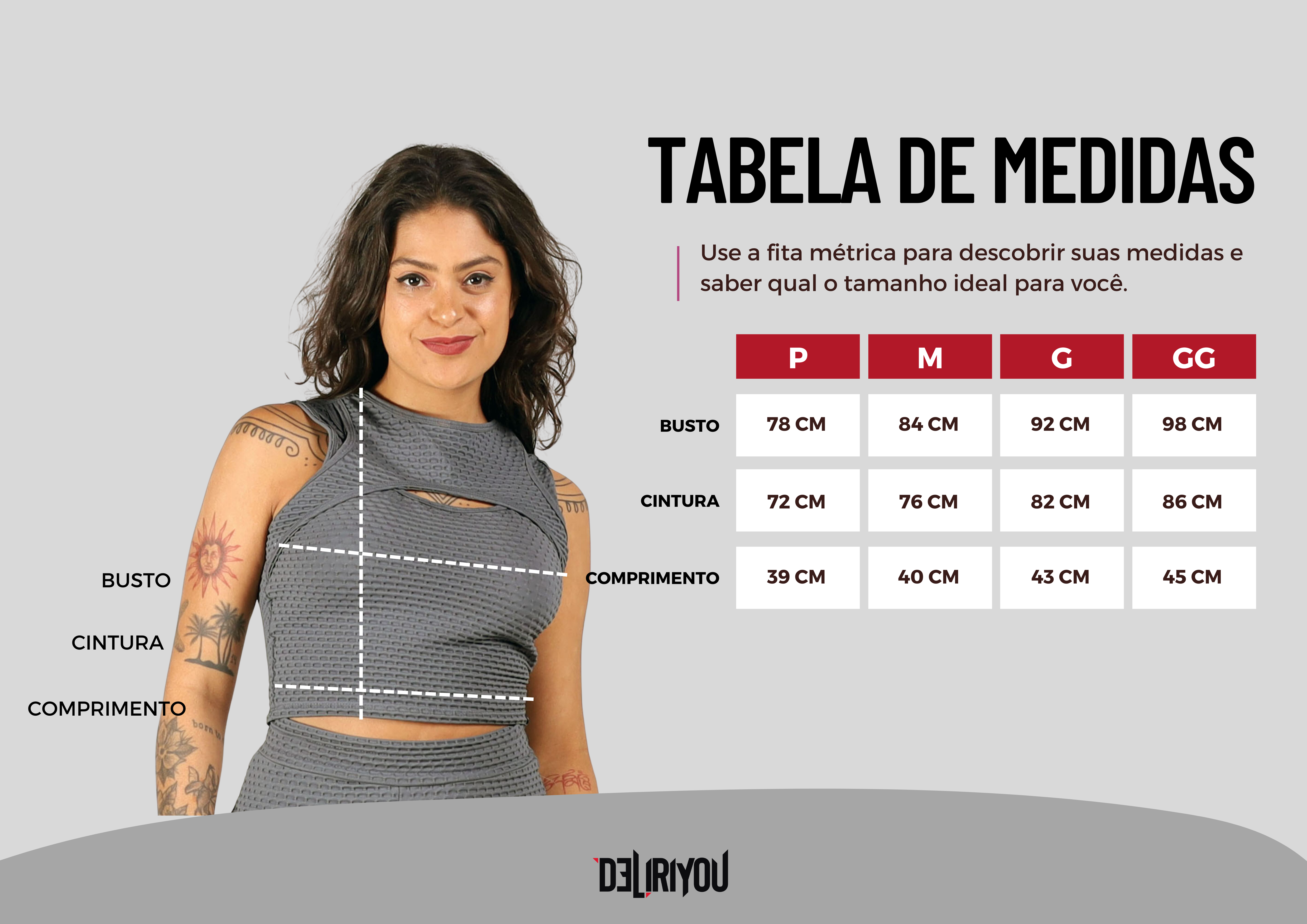 Tabela de medidas