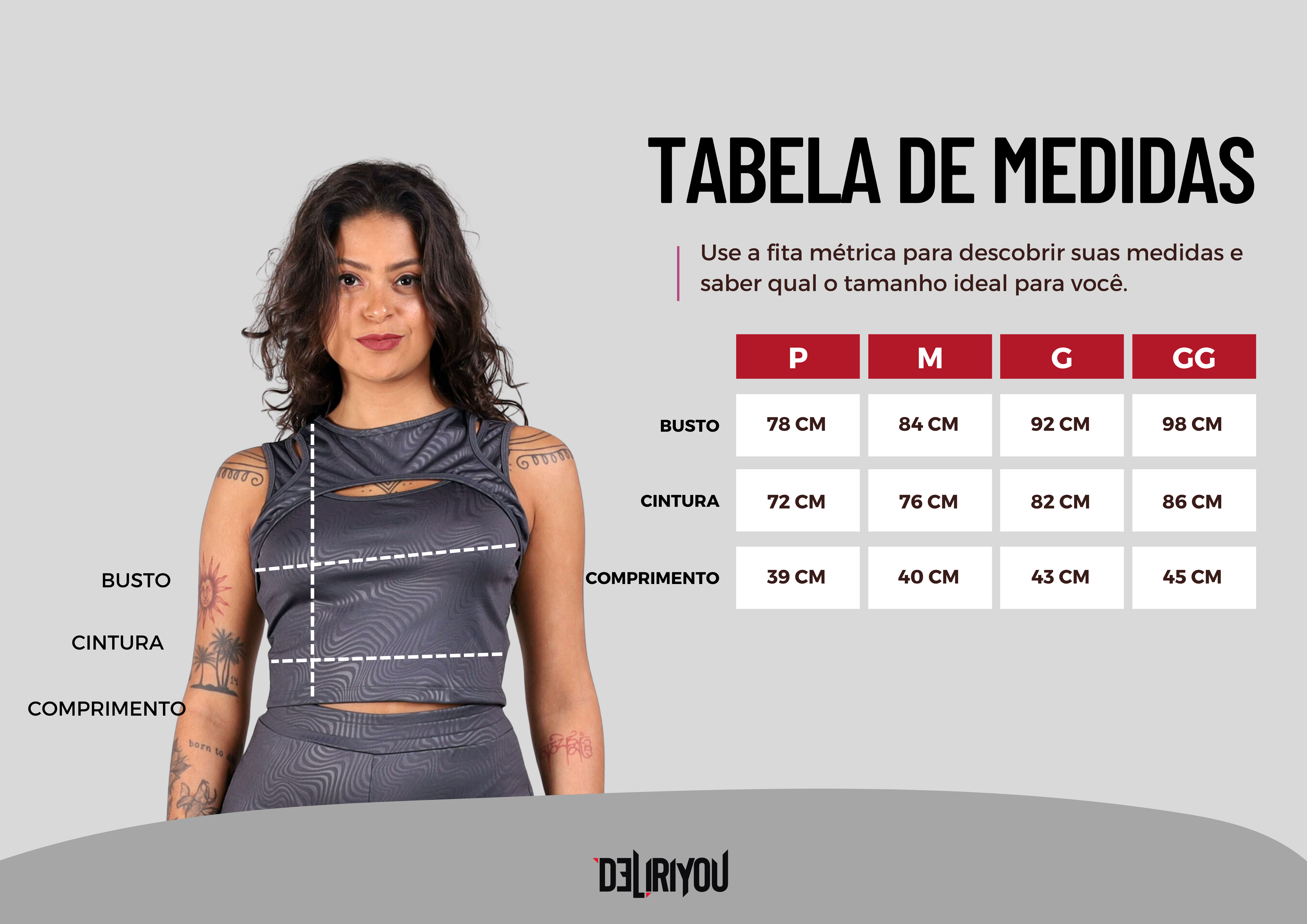 Tabela de medidas