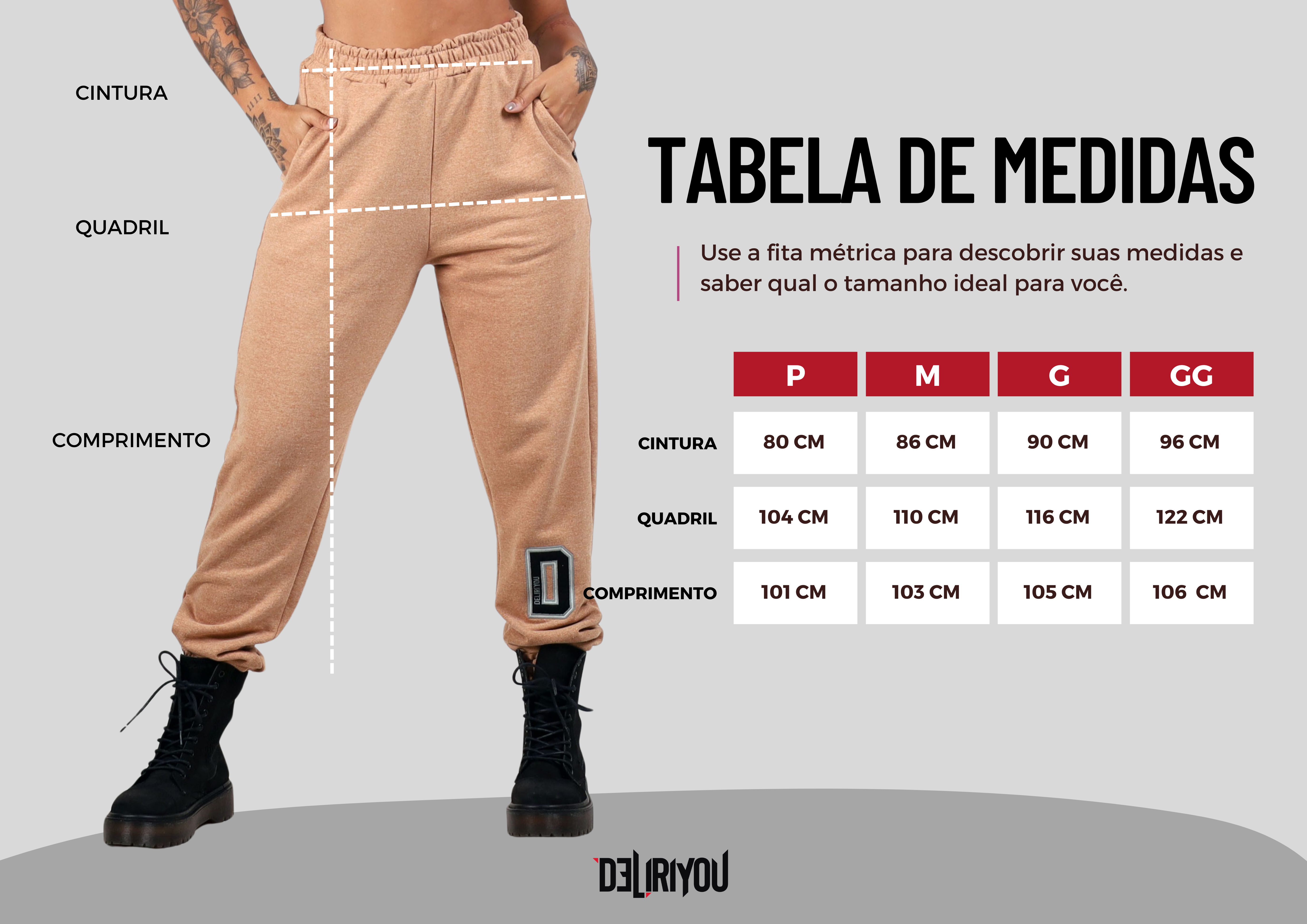 Tabela de medidas