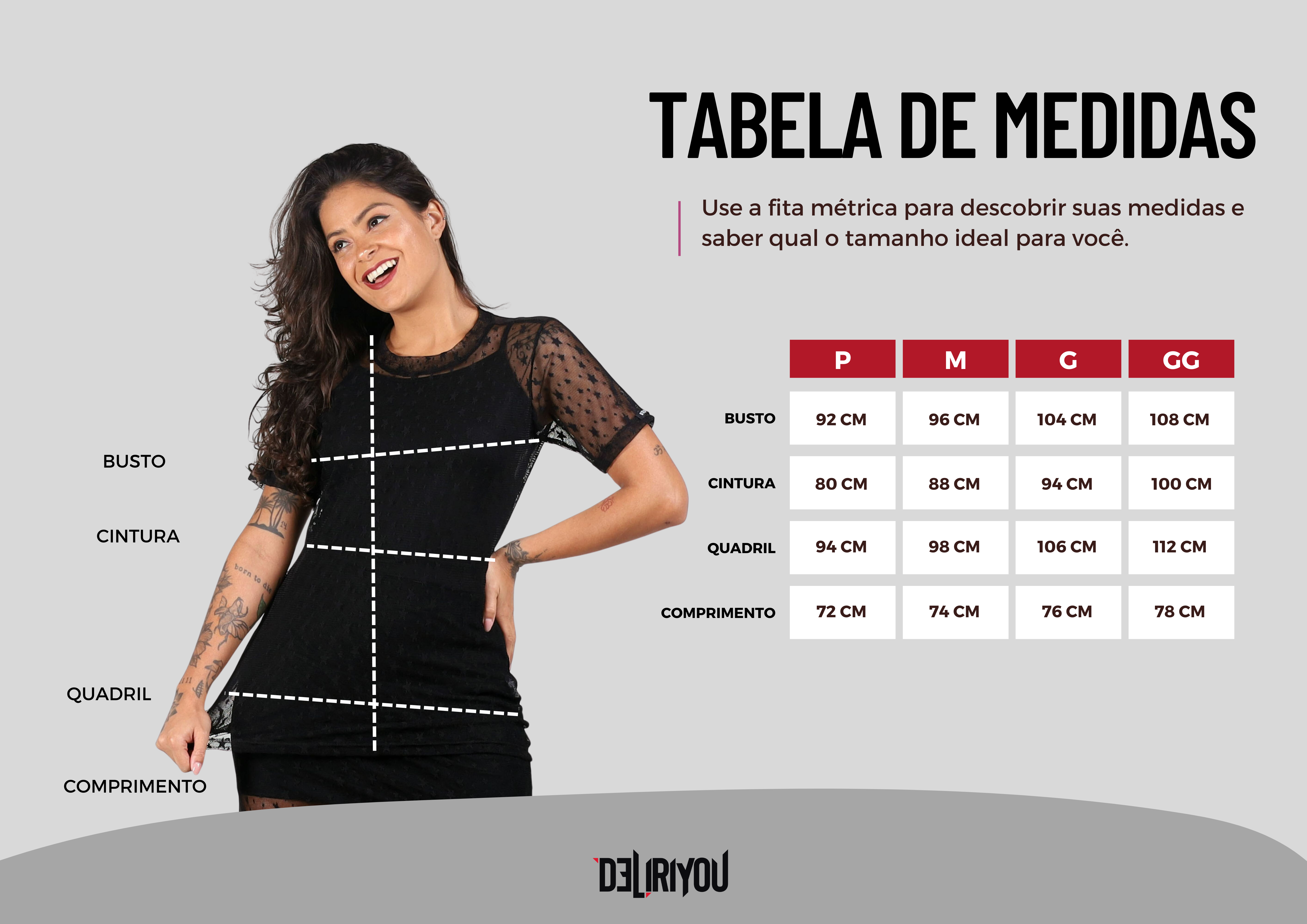 Tabela de medidas