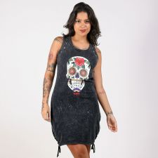 Vestido Caveira Mexicana Estonado