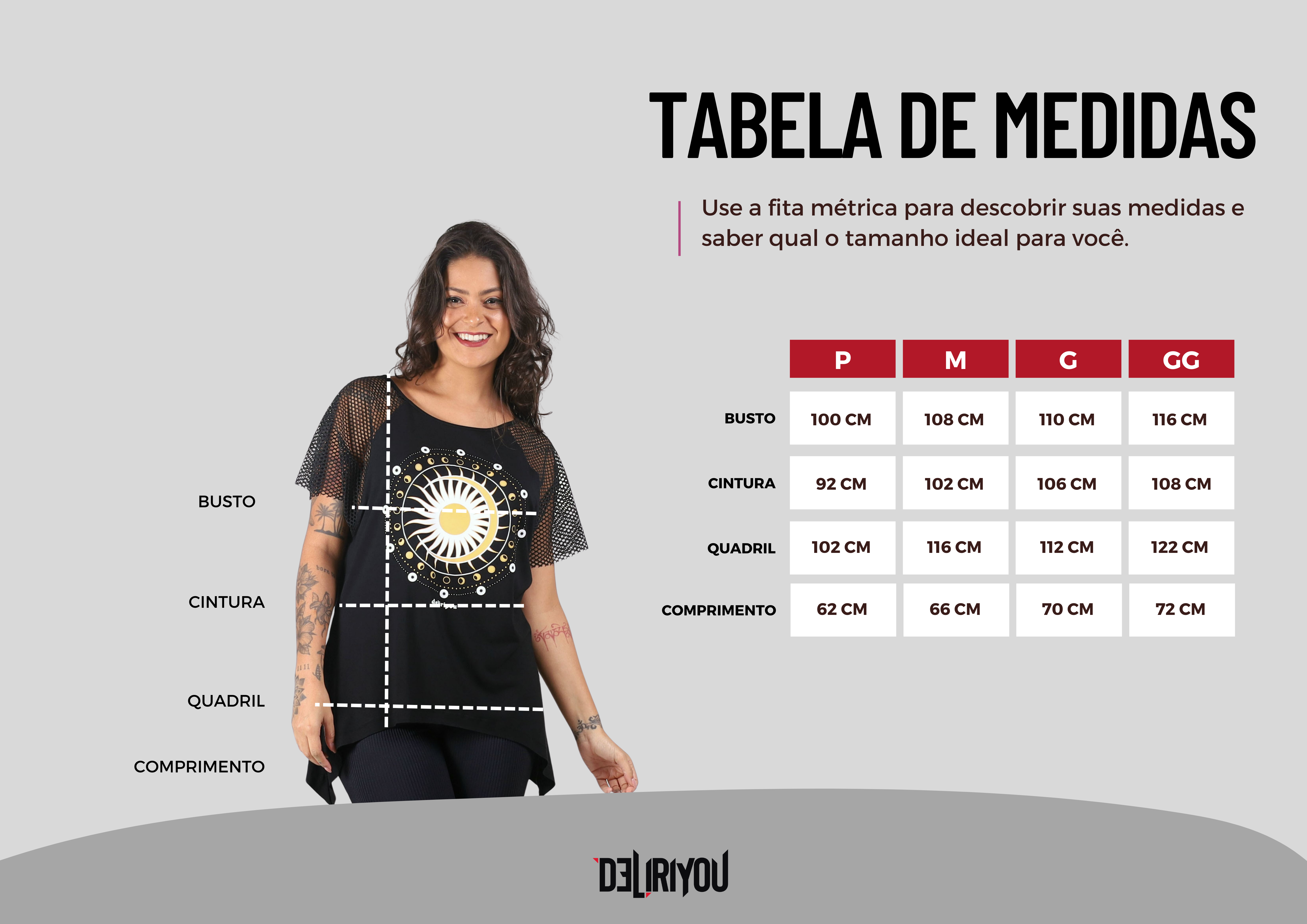 Tabela de medidas