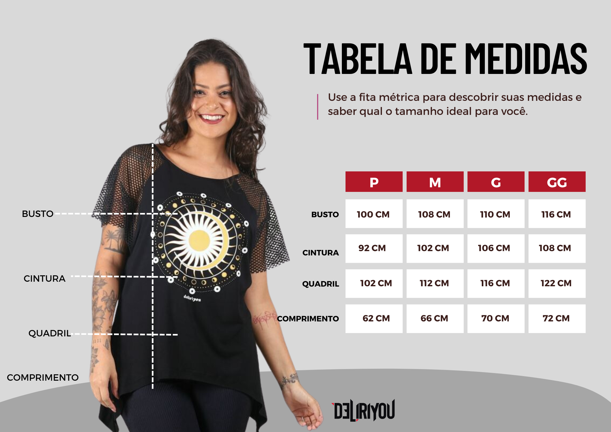 Tabela de medidas