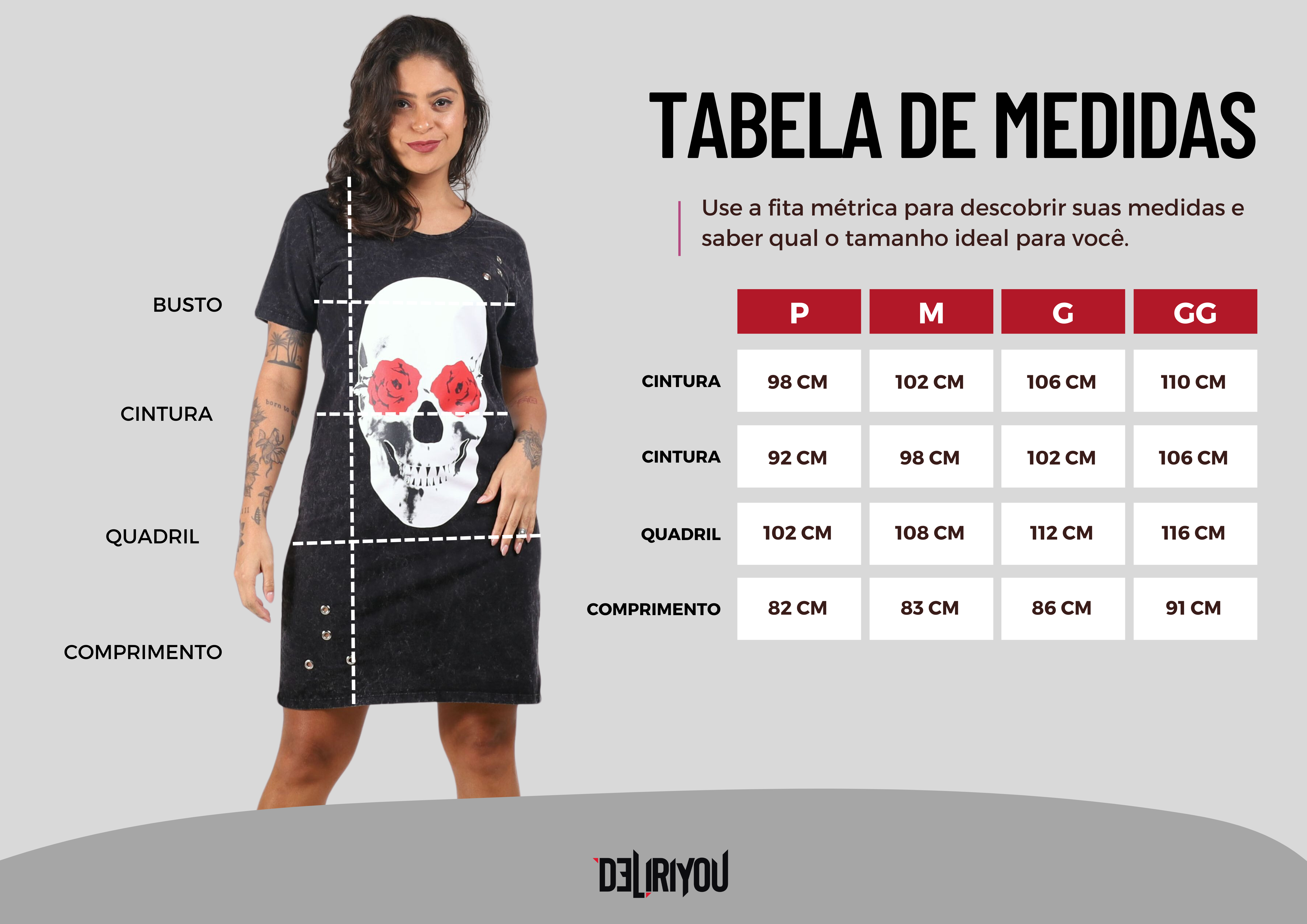 Tabela de medidas