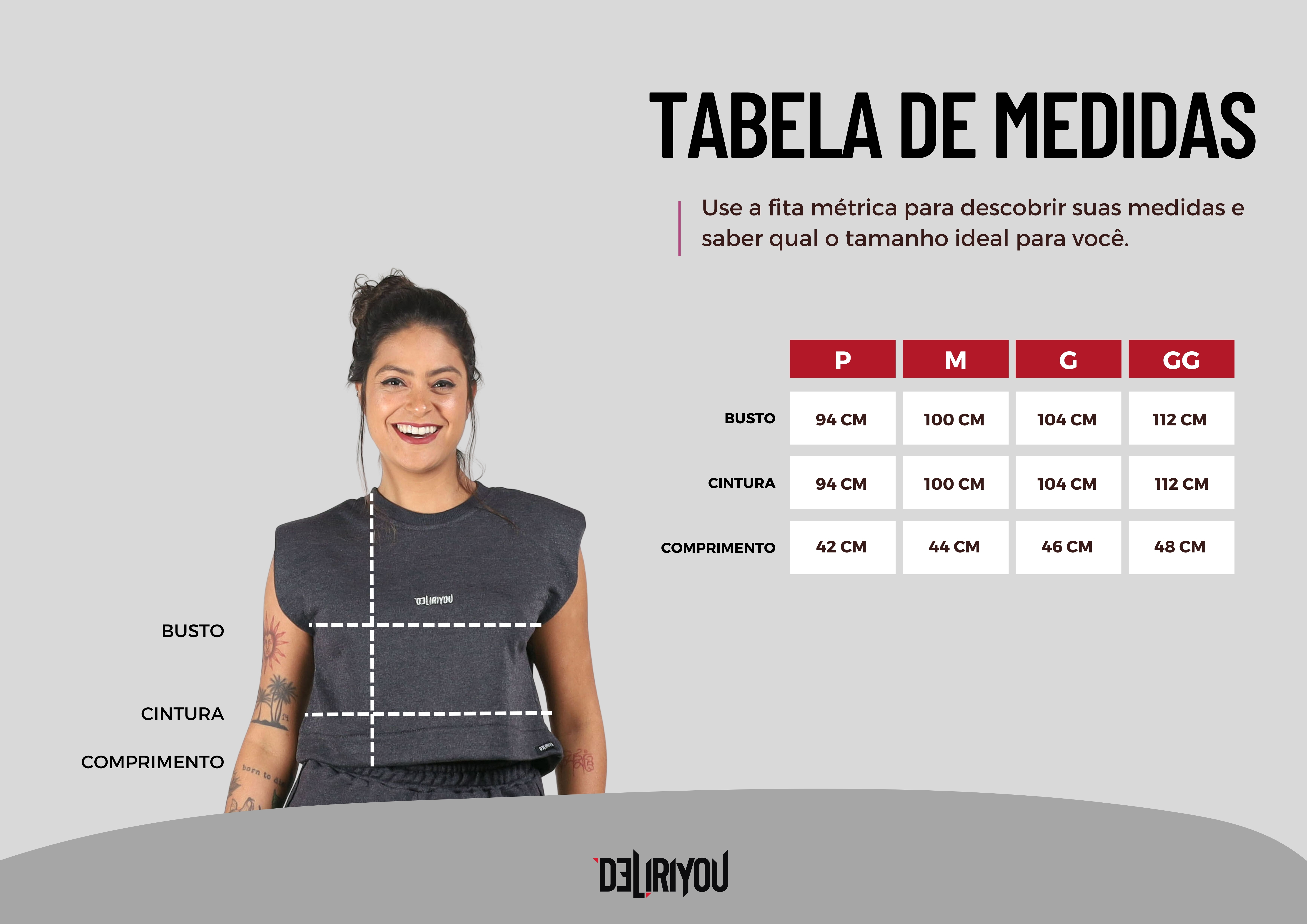 Tabela de medidas