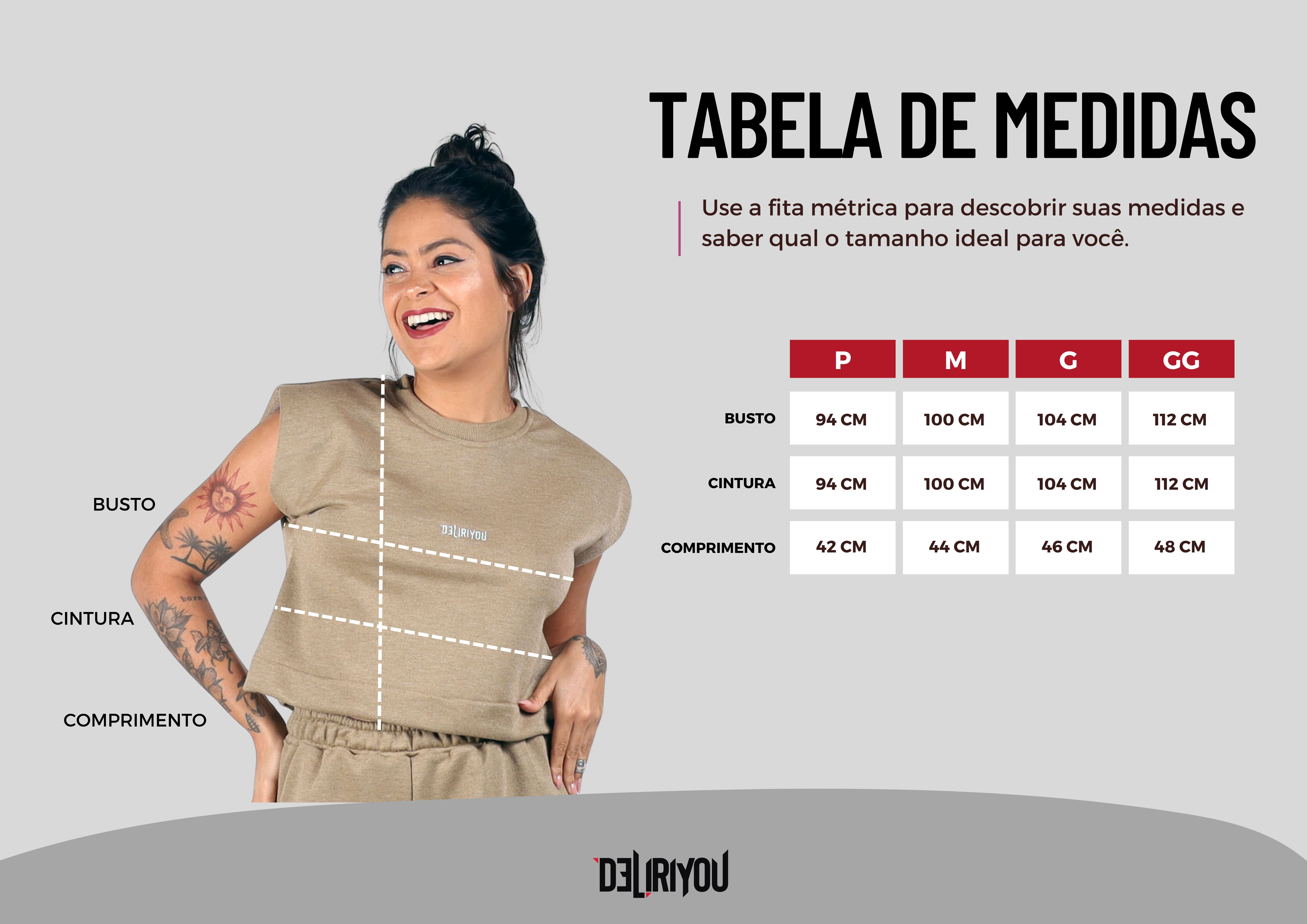 Tabela de medidas