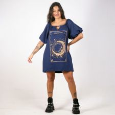 Vestido Moletom Eternal Moon Azul Marinho