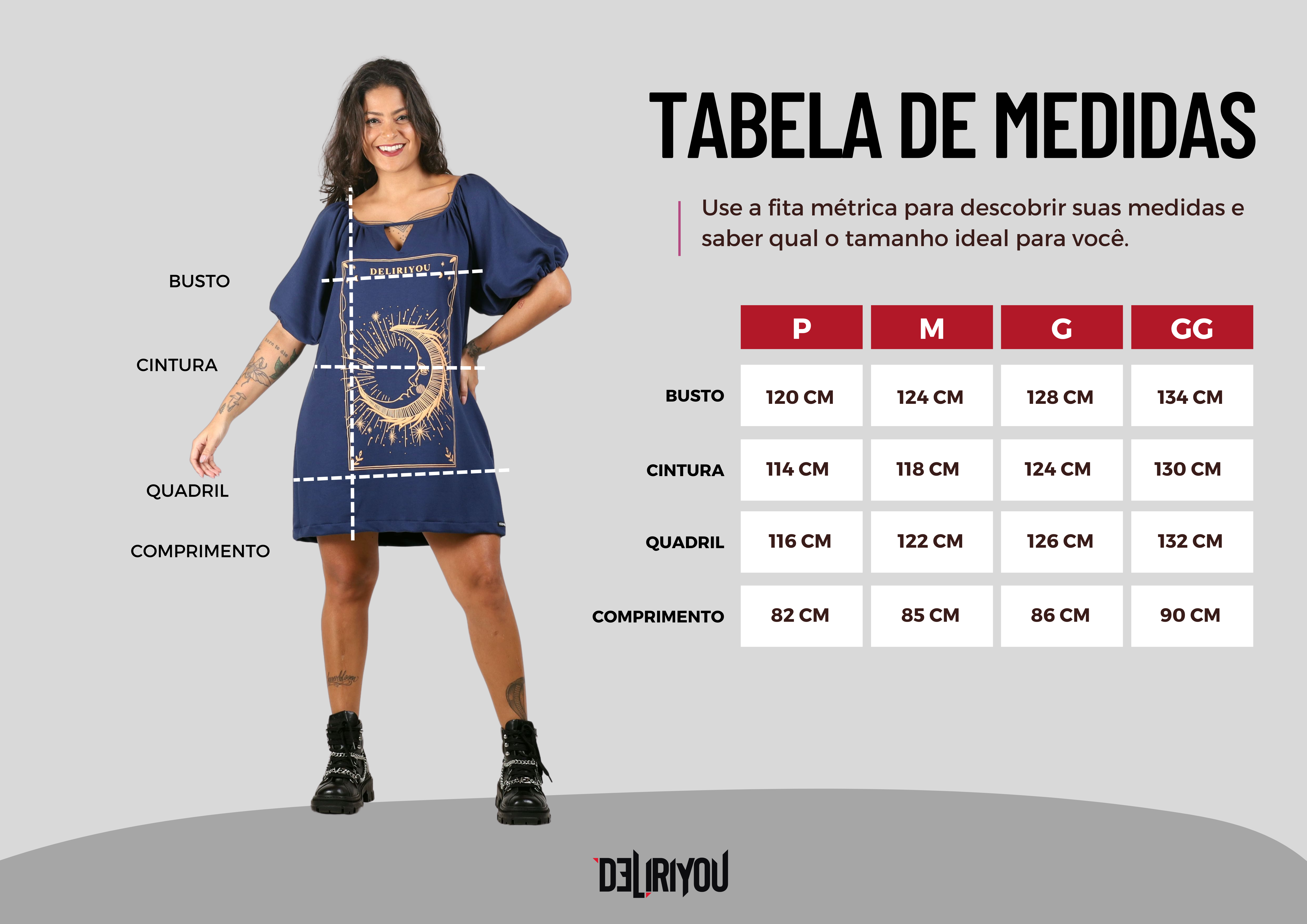 Tabela de medidas