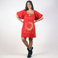 Vestido Moletom Eternal Moon Vermelho