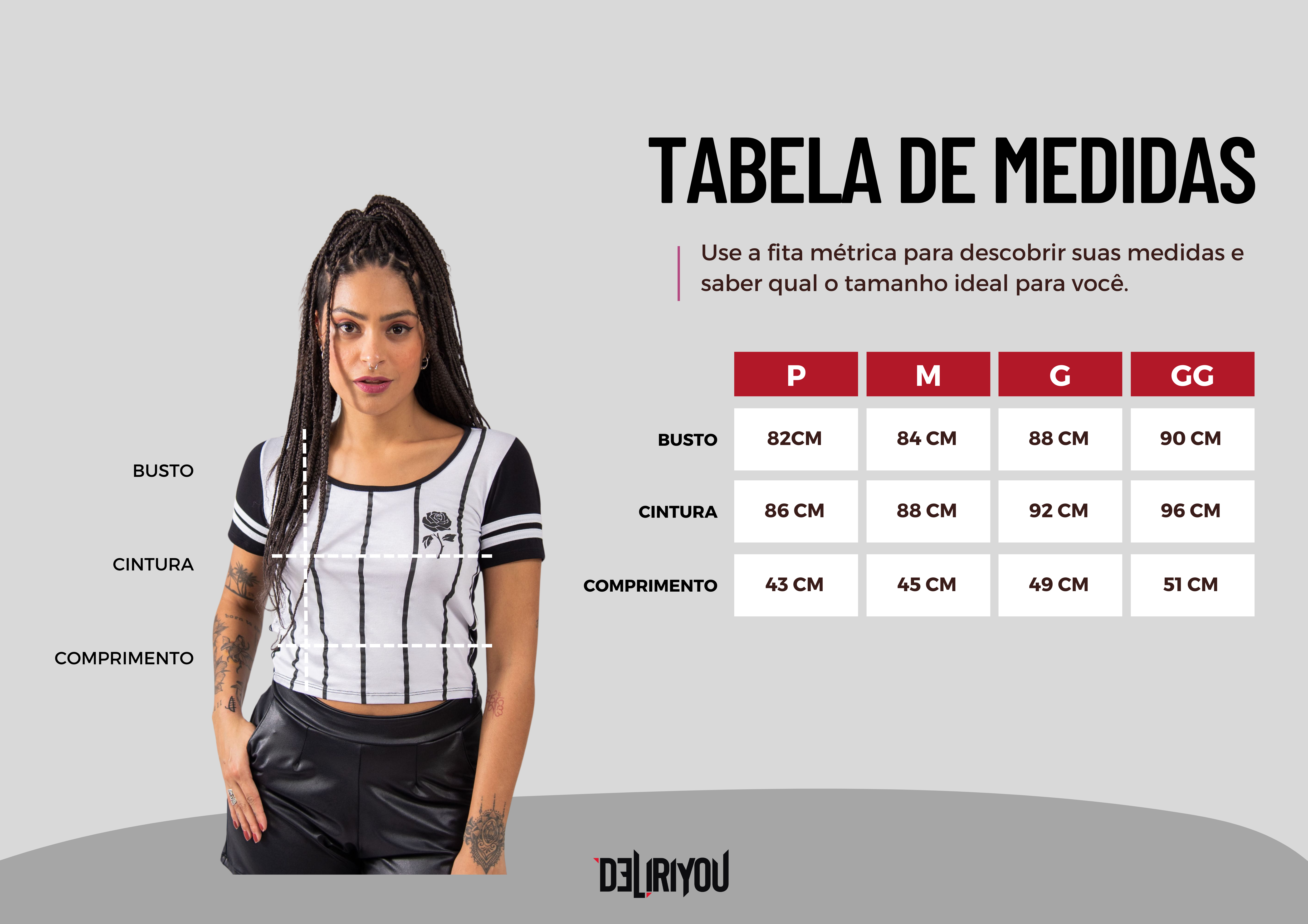 Tabela de medidas