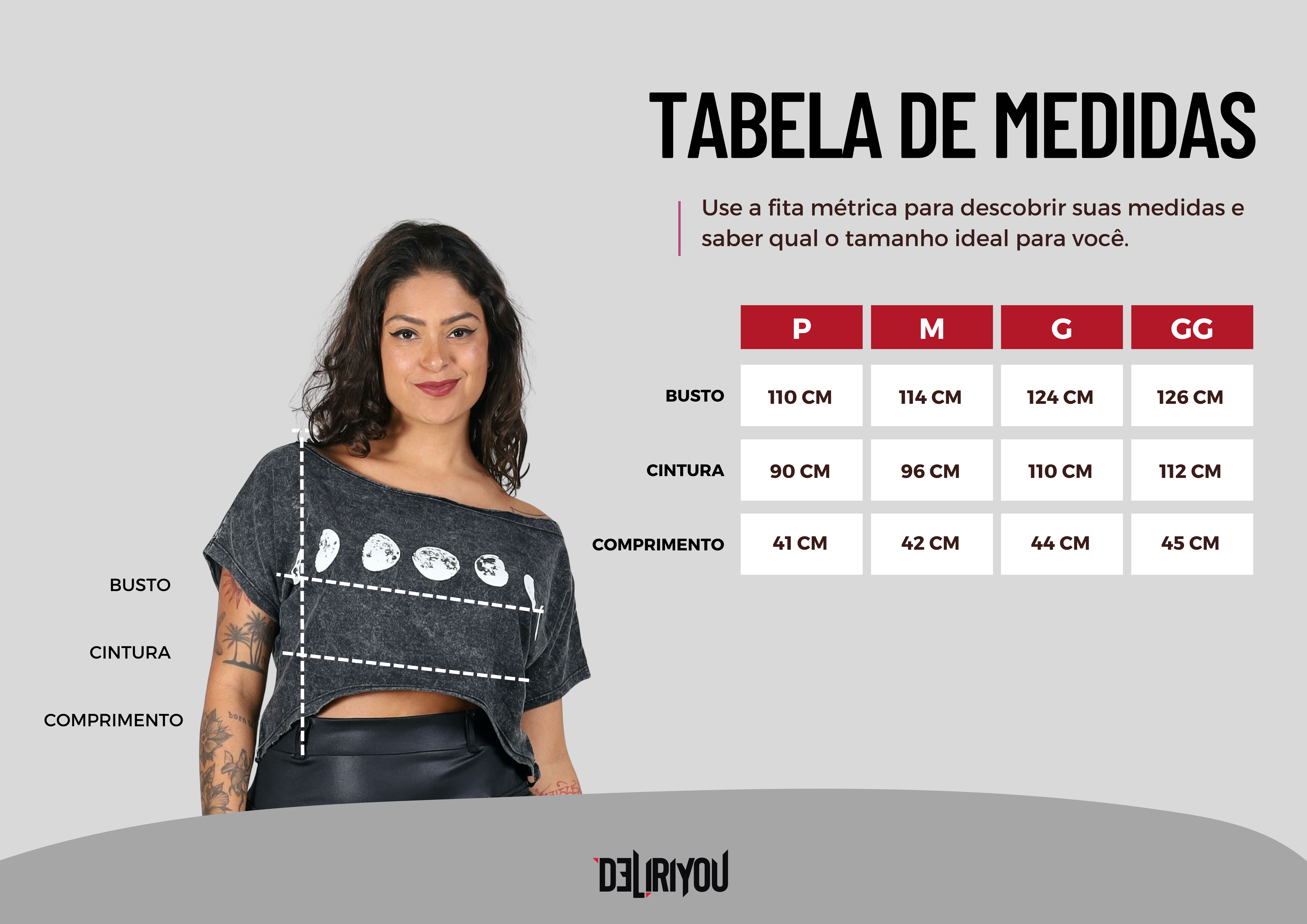 Tabela de medidas