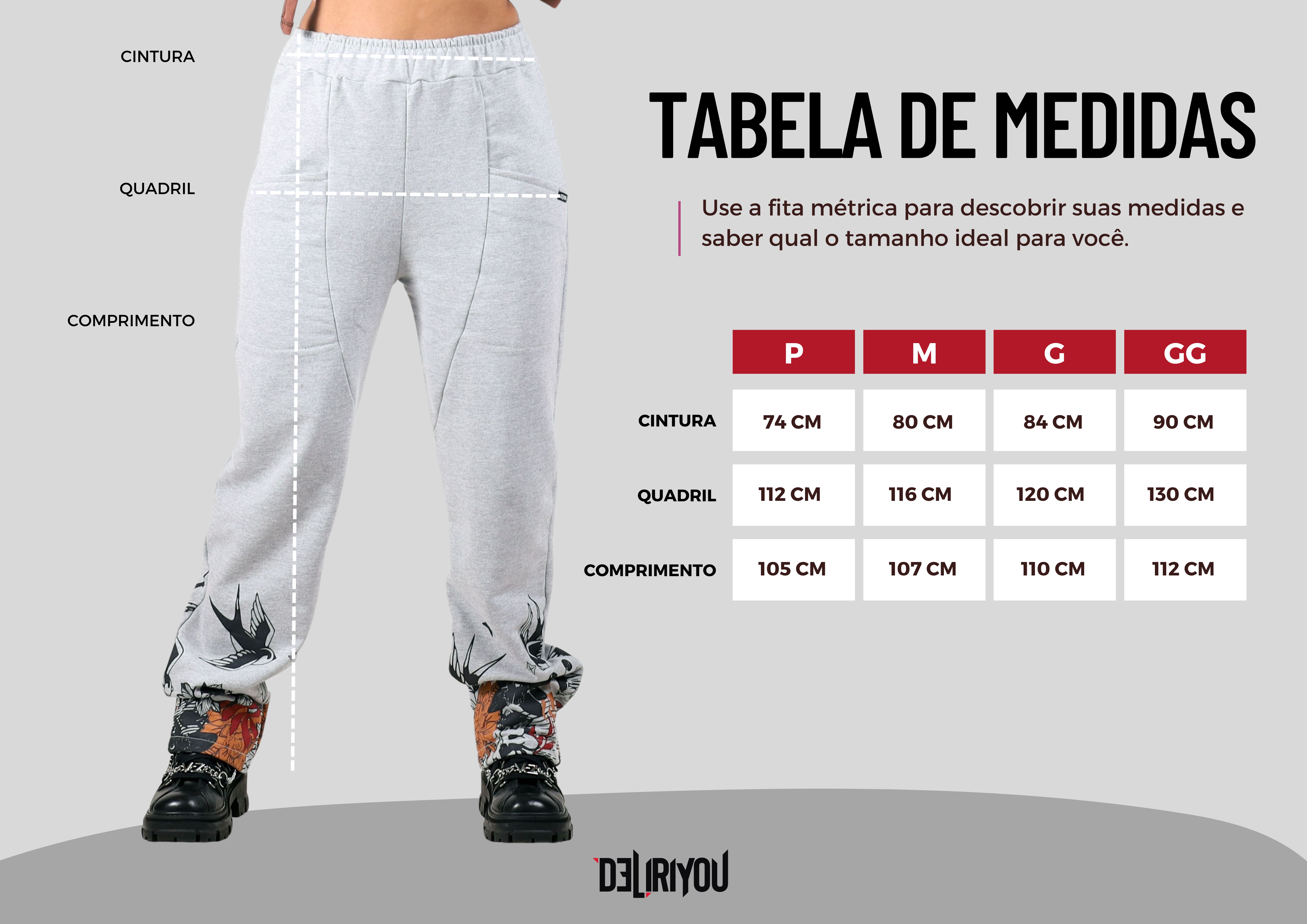 Tabela de medidas