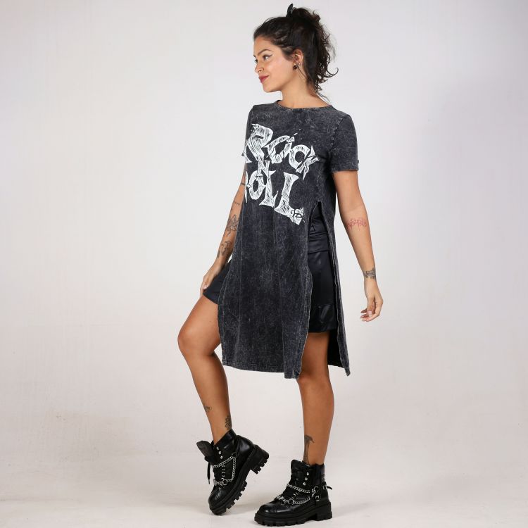 Blusa Max Estonada Rock n Roll