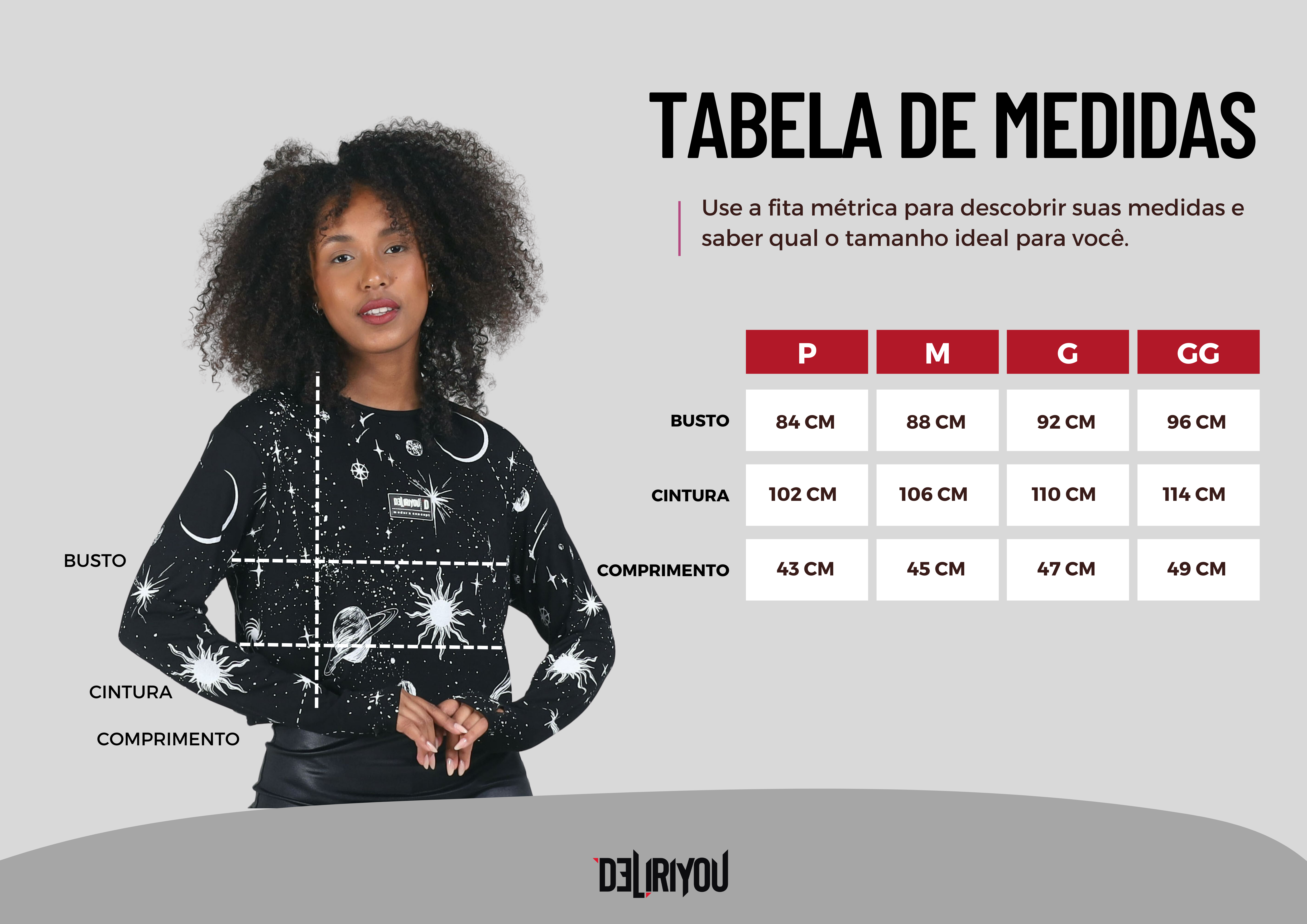 Tabela de medidas