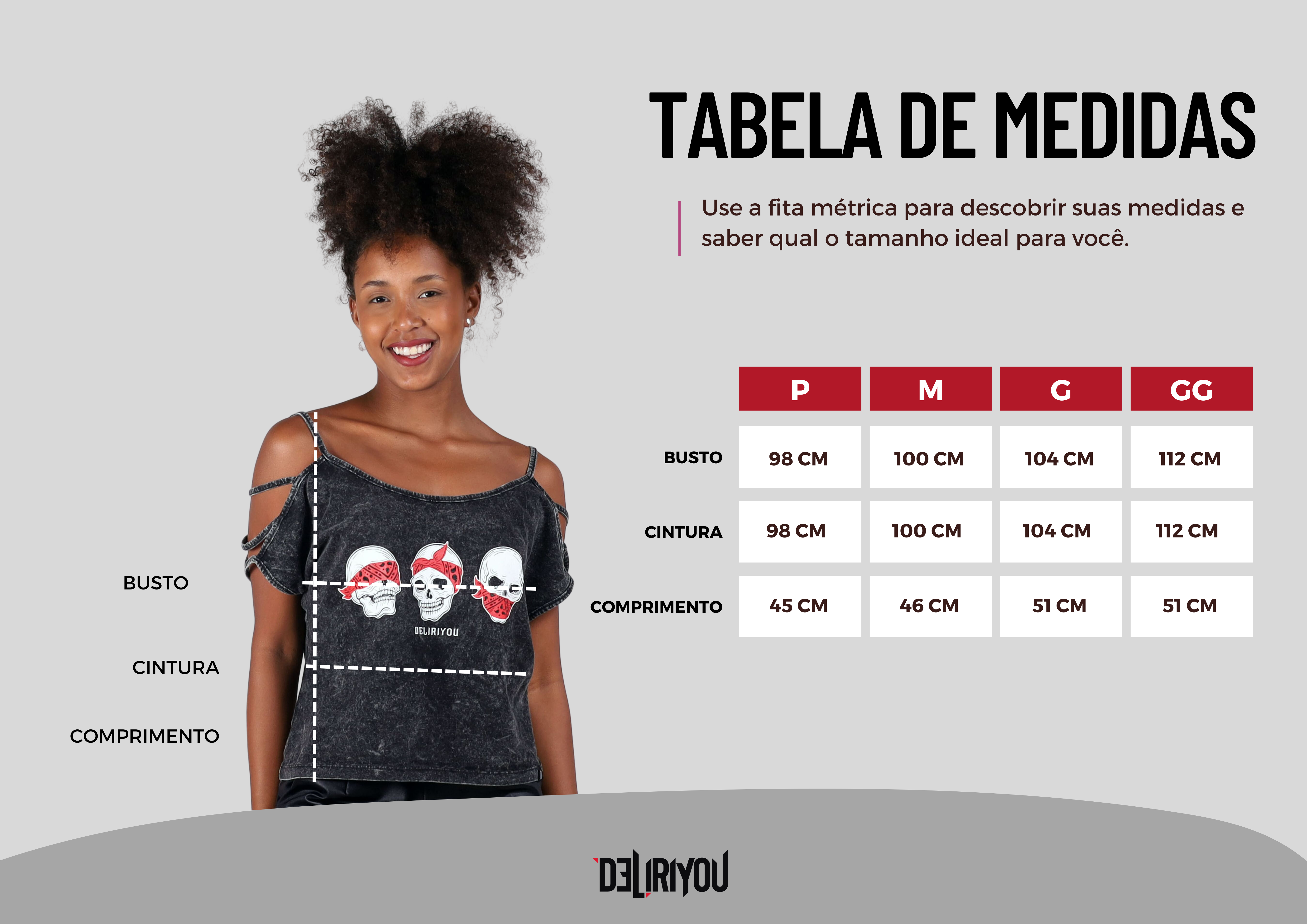 Tabela de medidas