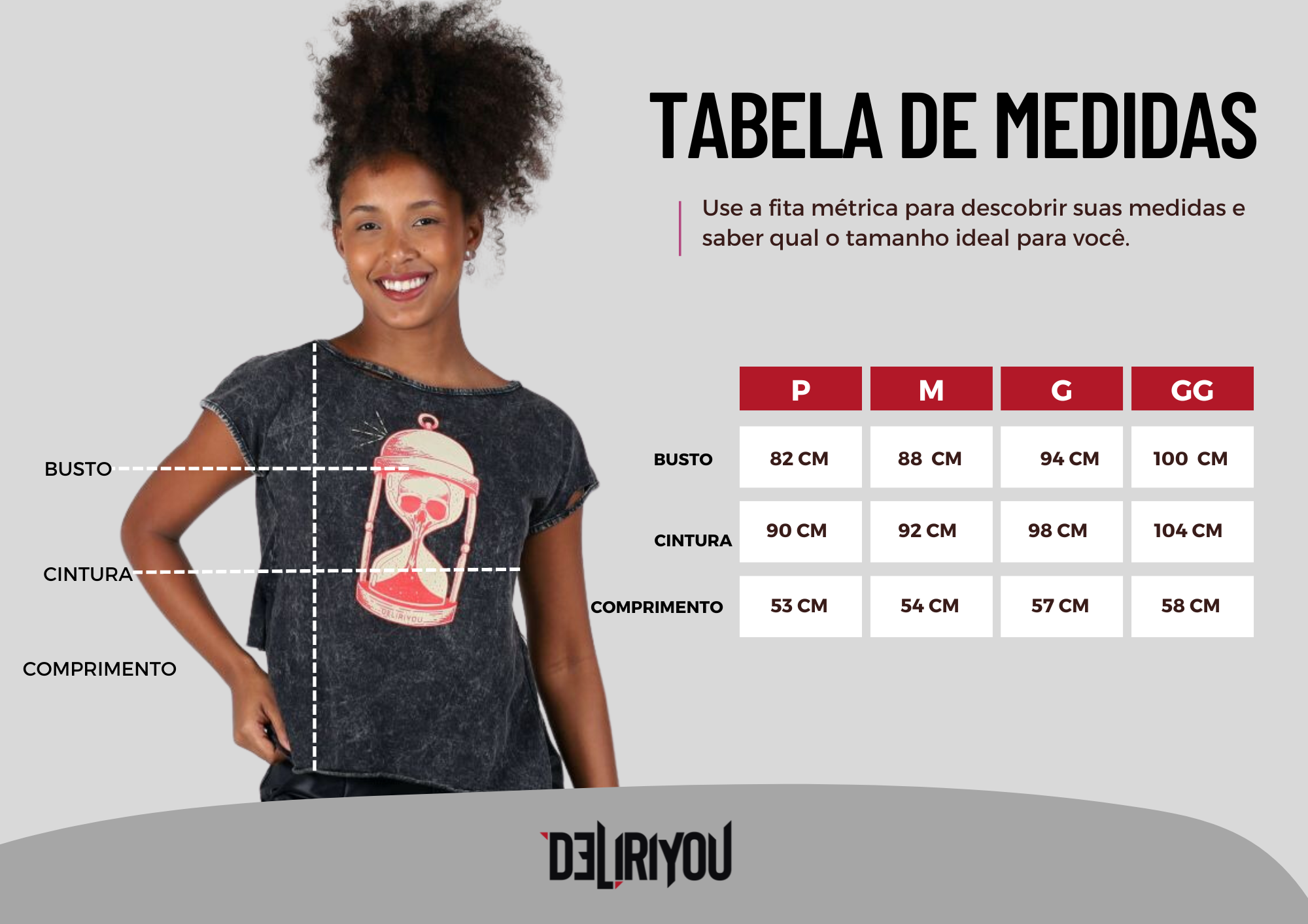 Tabela de medidas