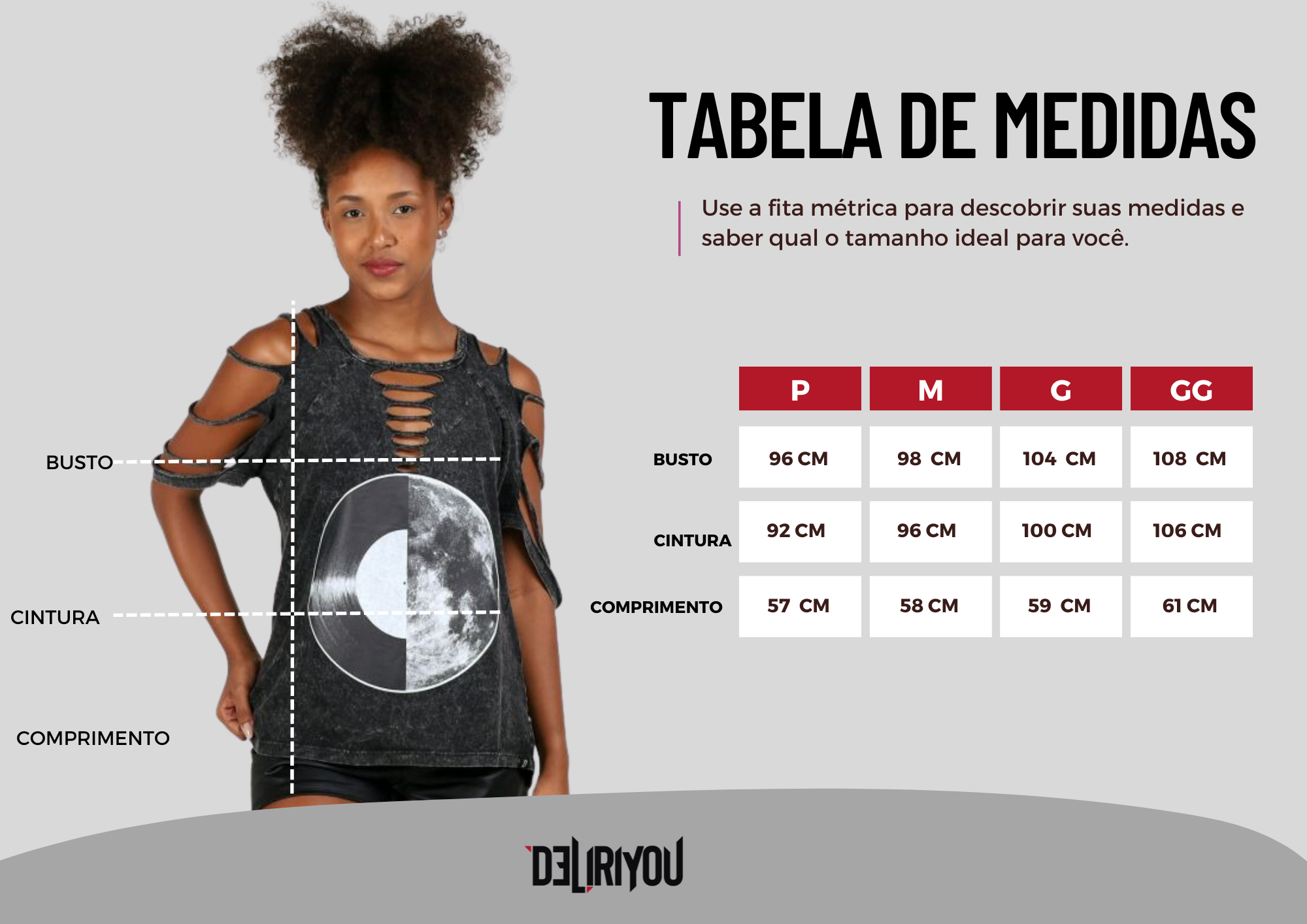 Tabela de medidas