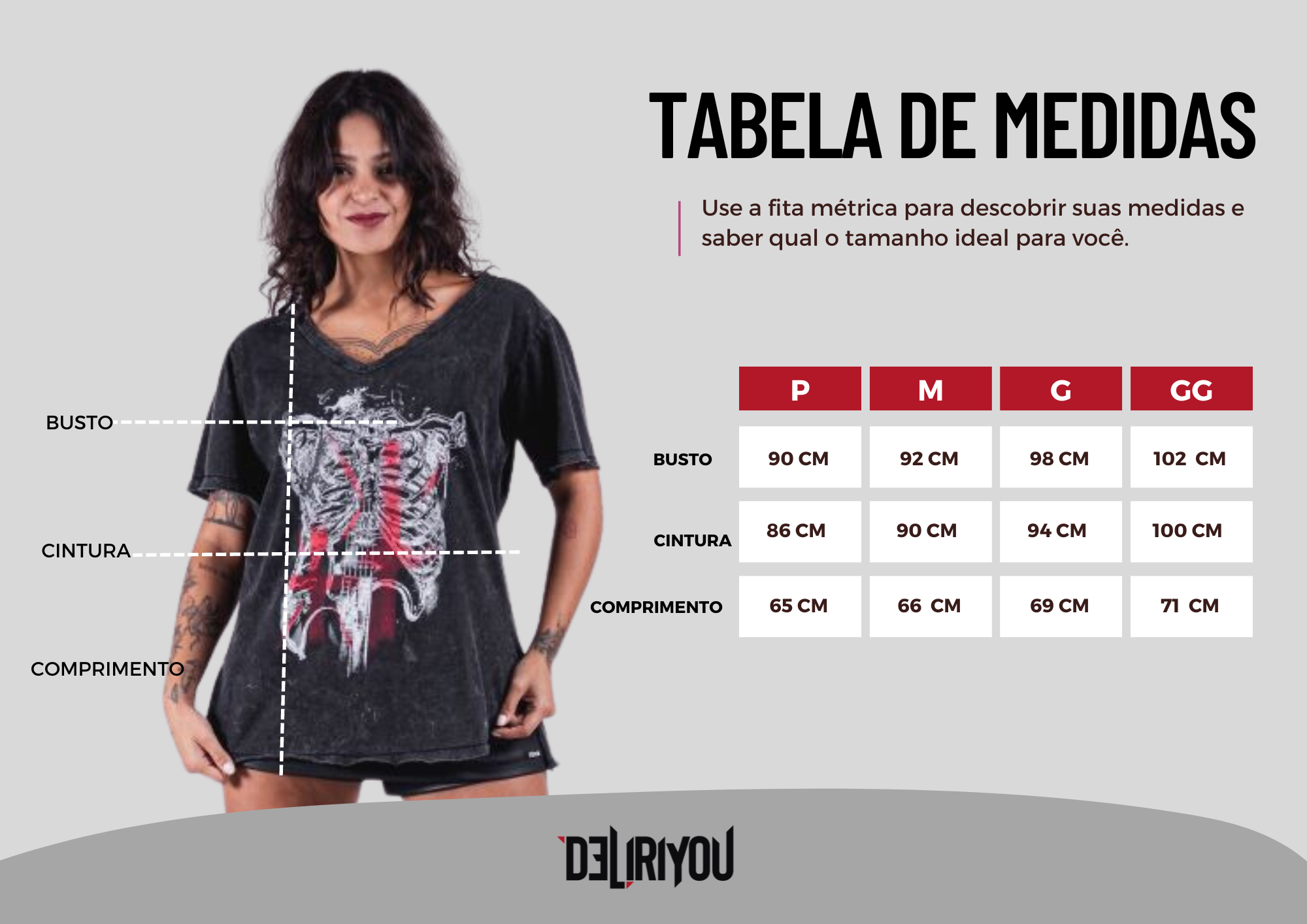 Tabela de medidas