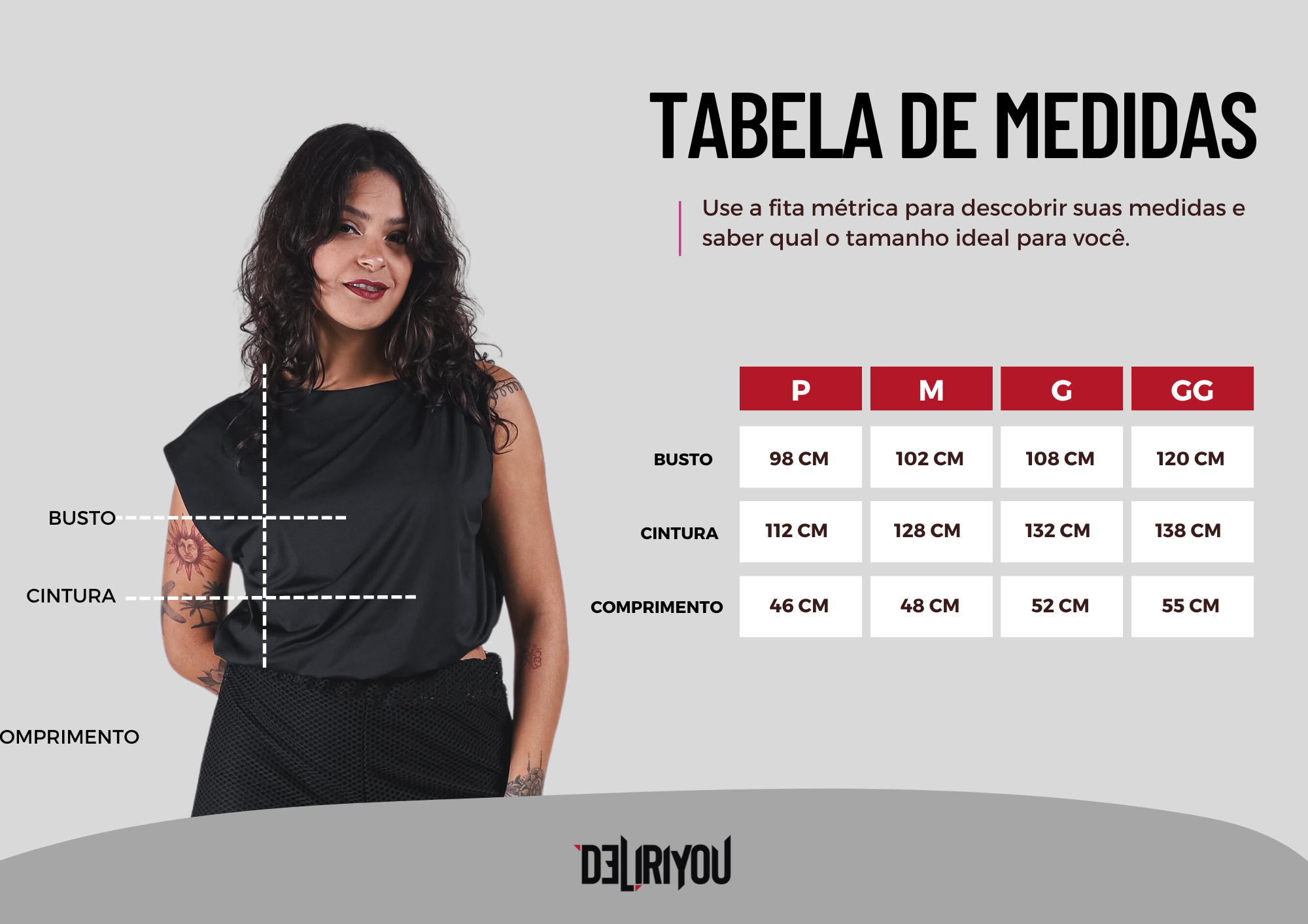 Tabela de medidas