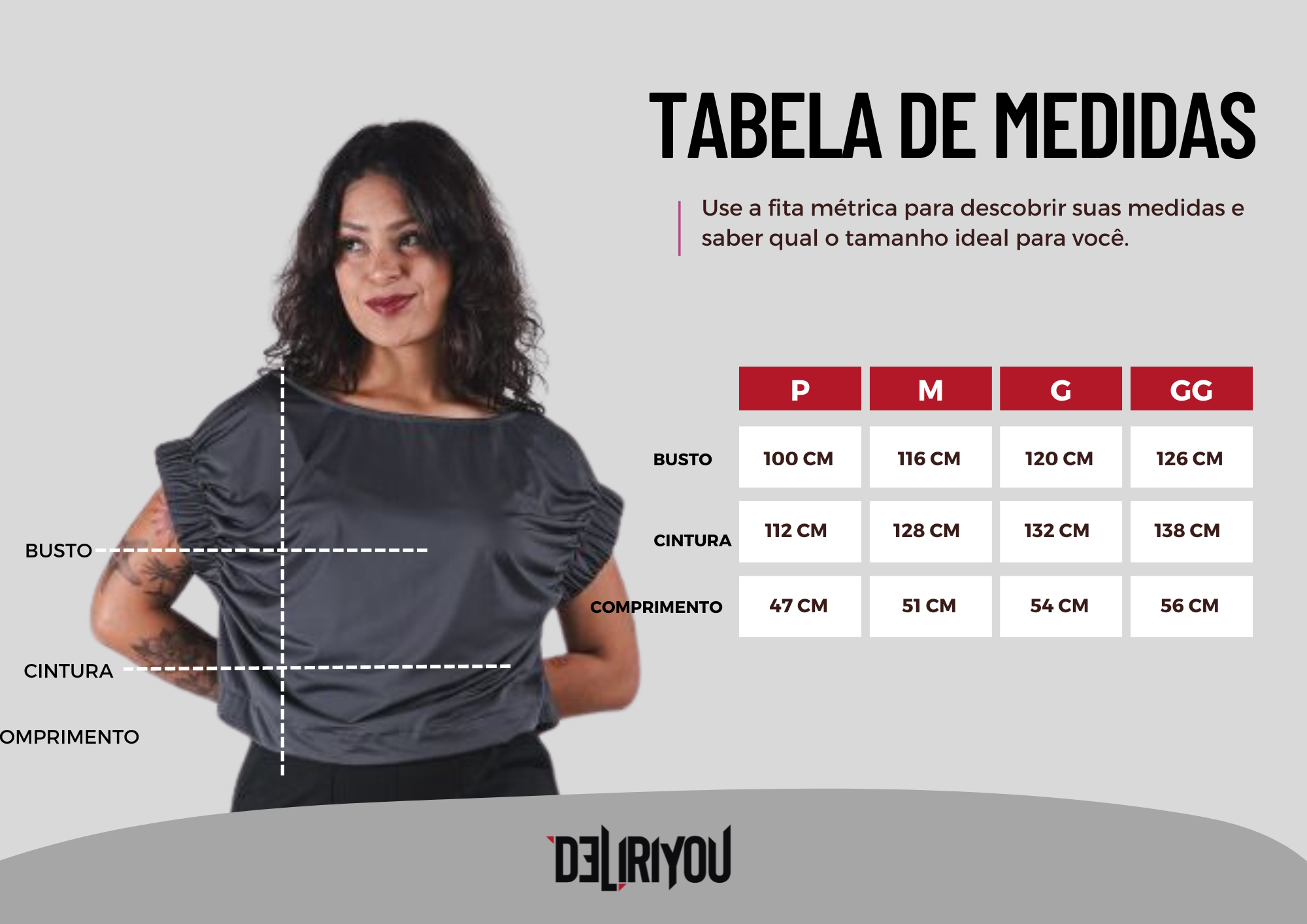 Tabela de medidas