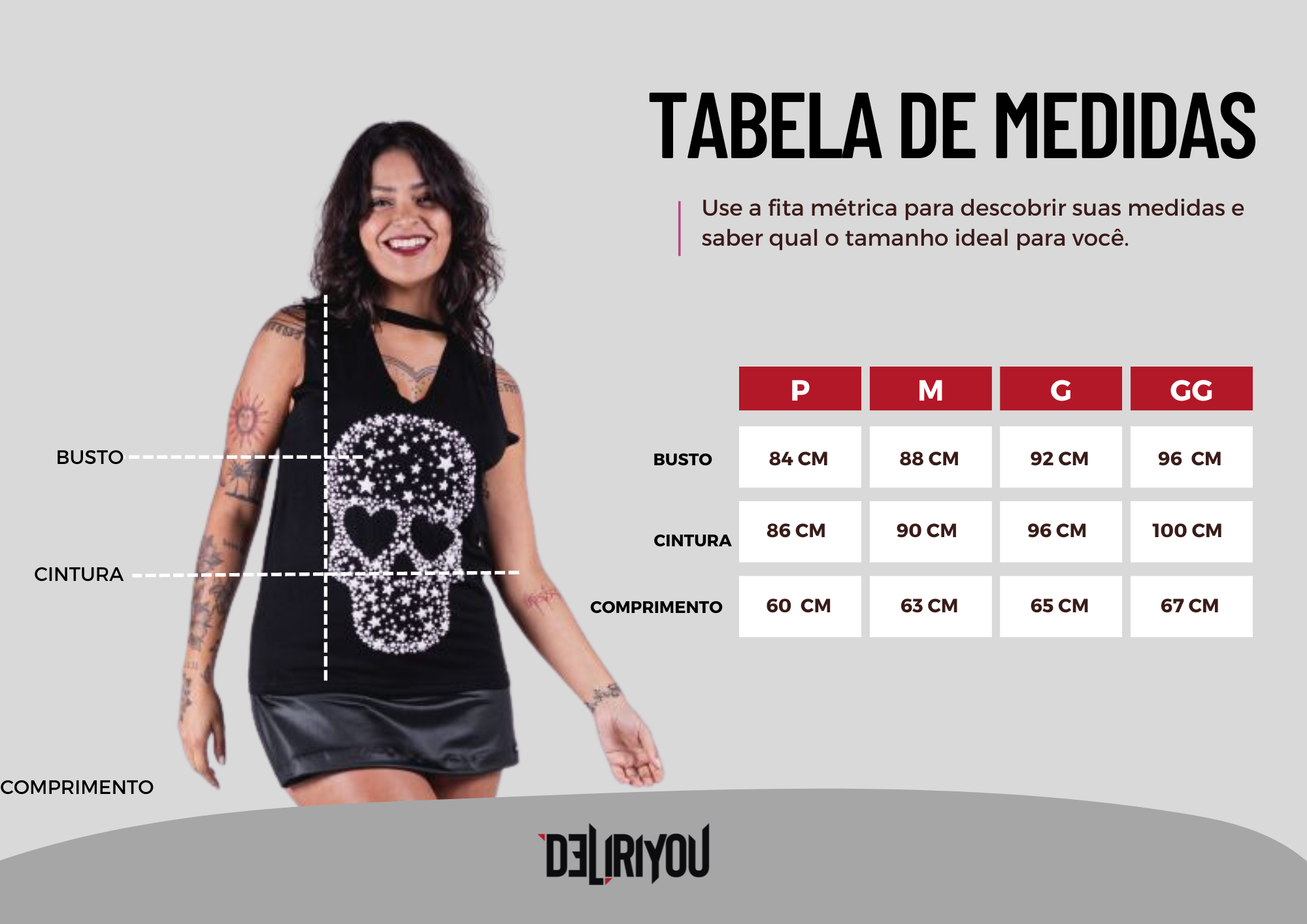 Tabela de medidas