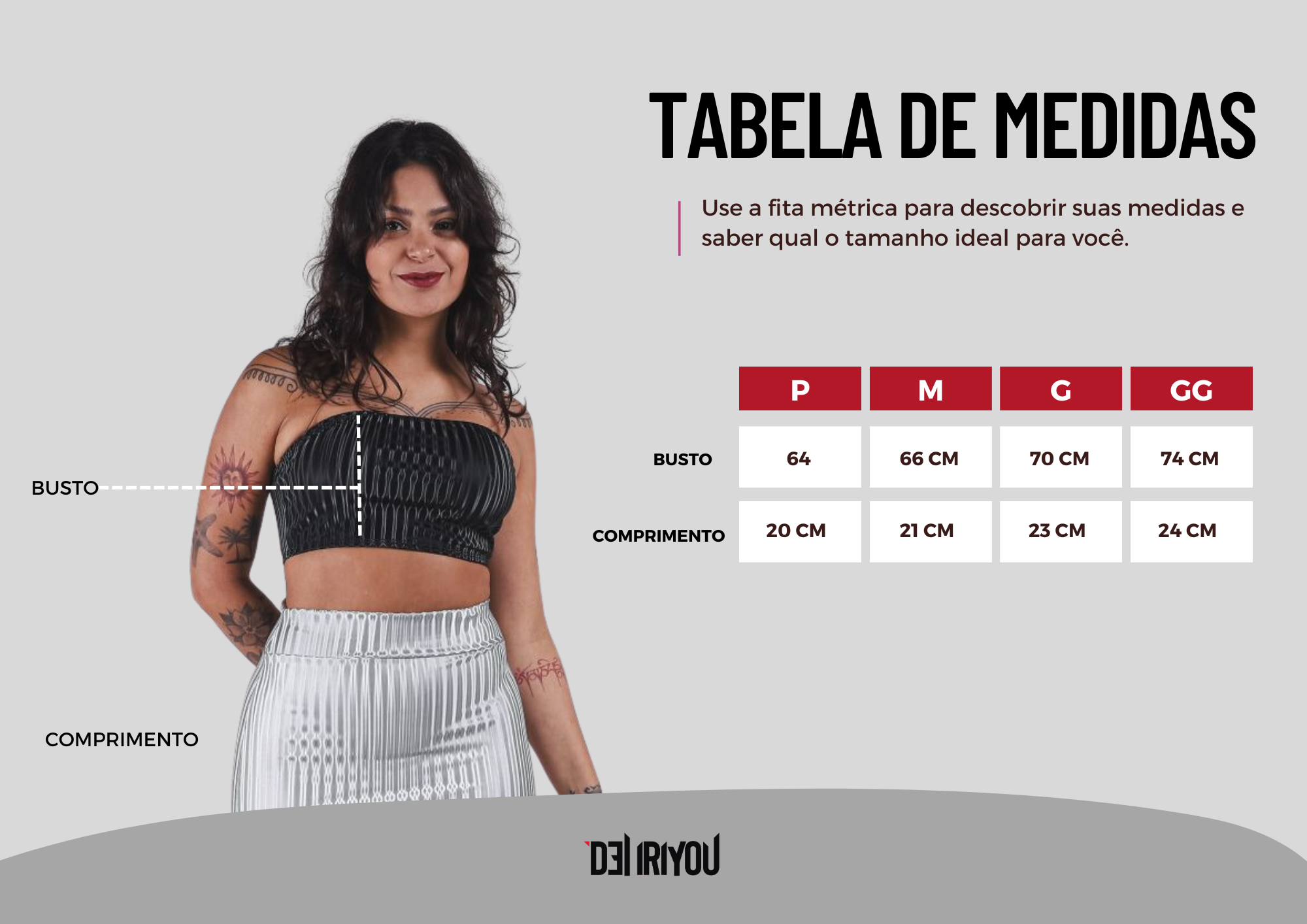 Tabela de medidas