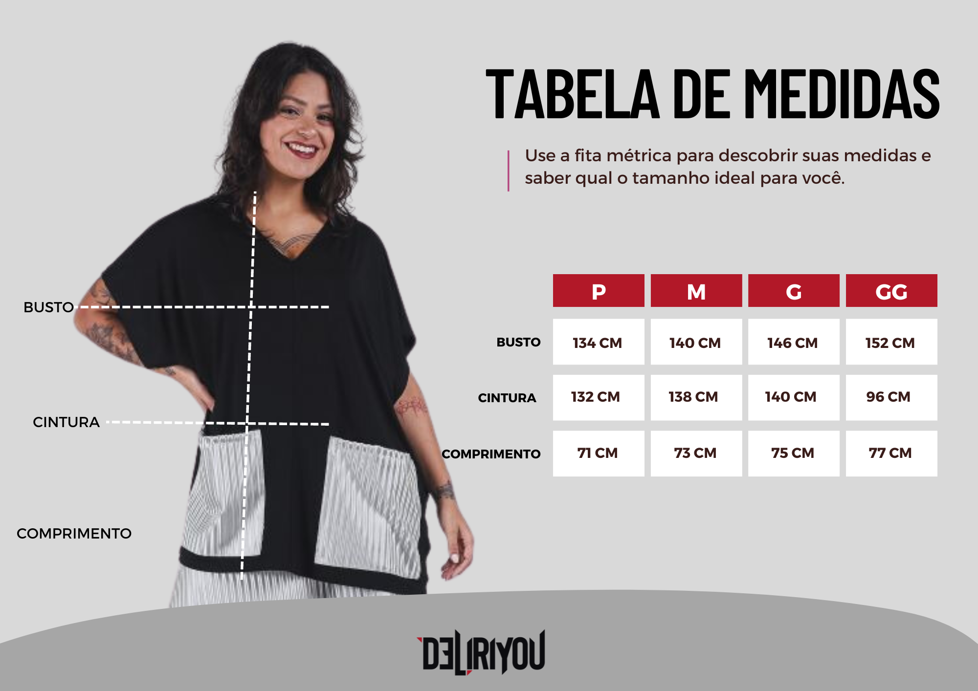 Tabela de medidas