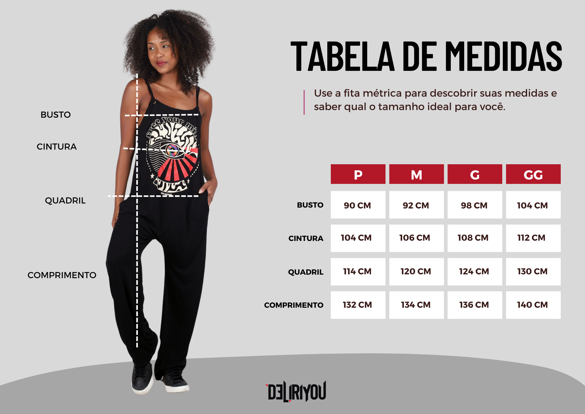 Tabela de medidas