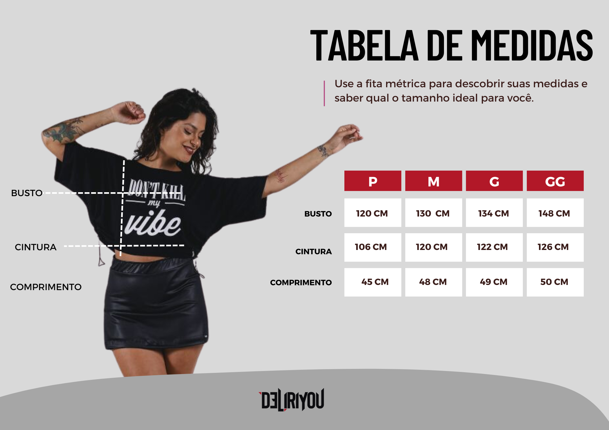 Tabela de medidas