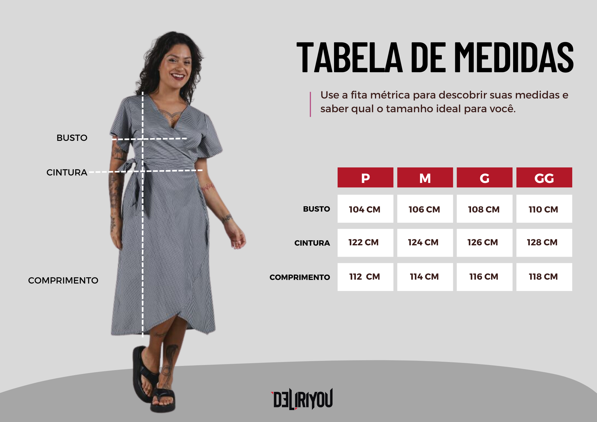 Tabela de medidas