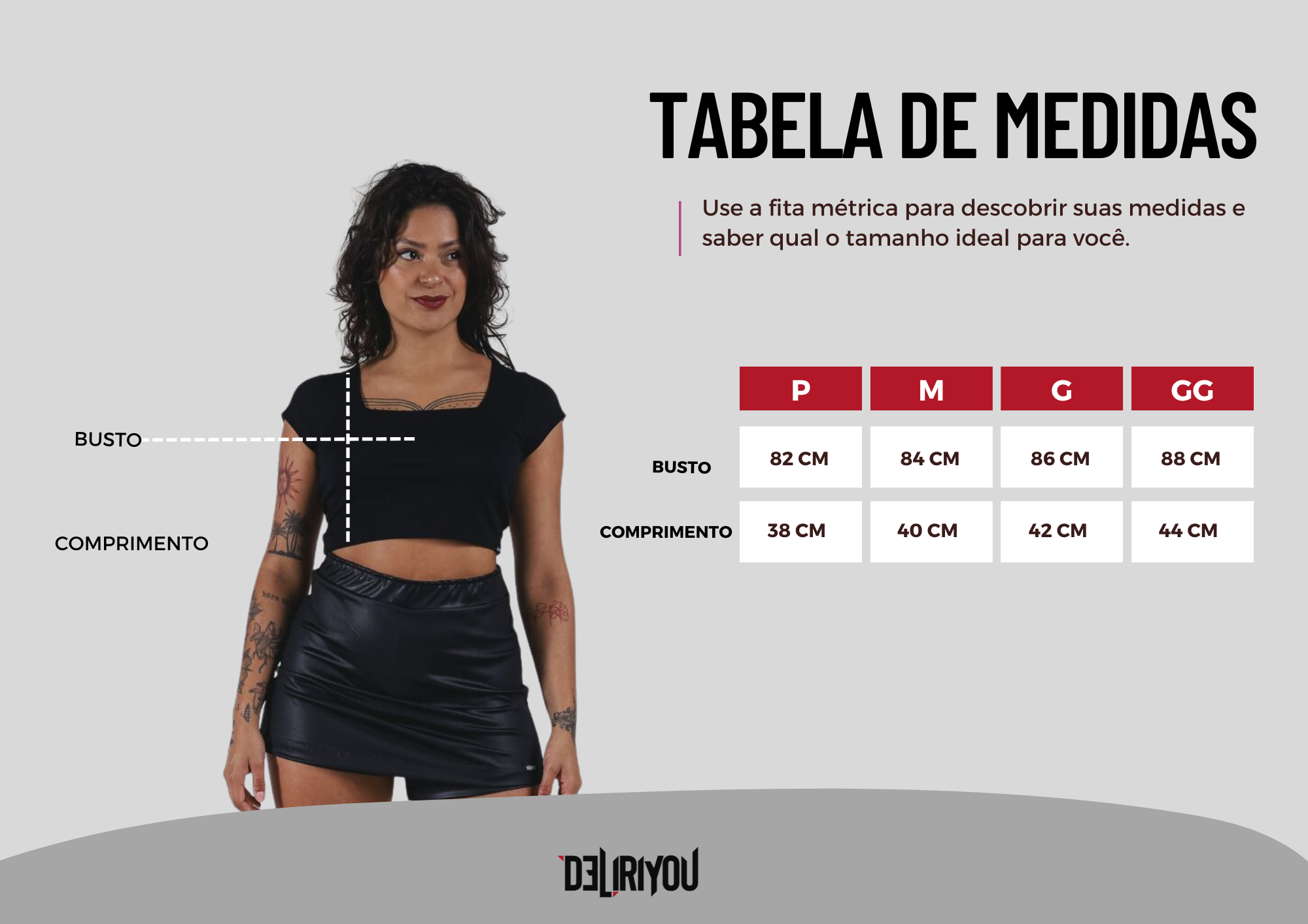 Tabela de medidas