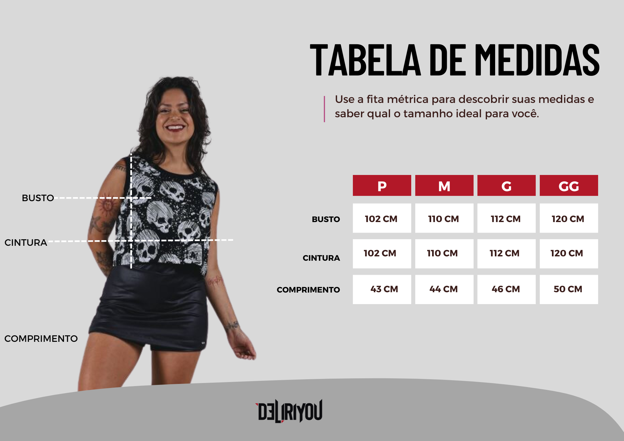 Tabela de medidas