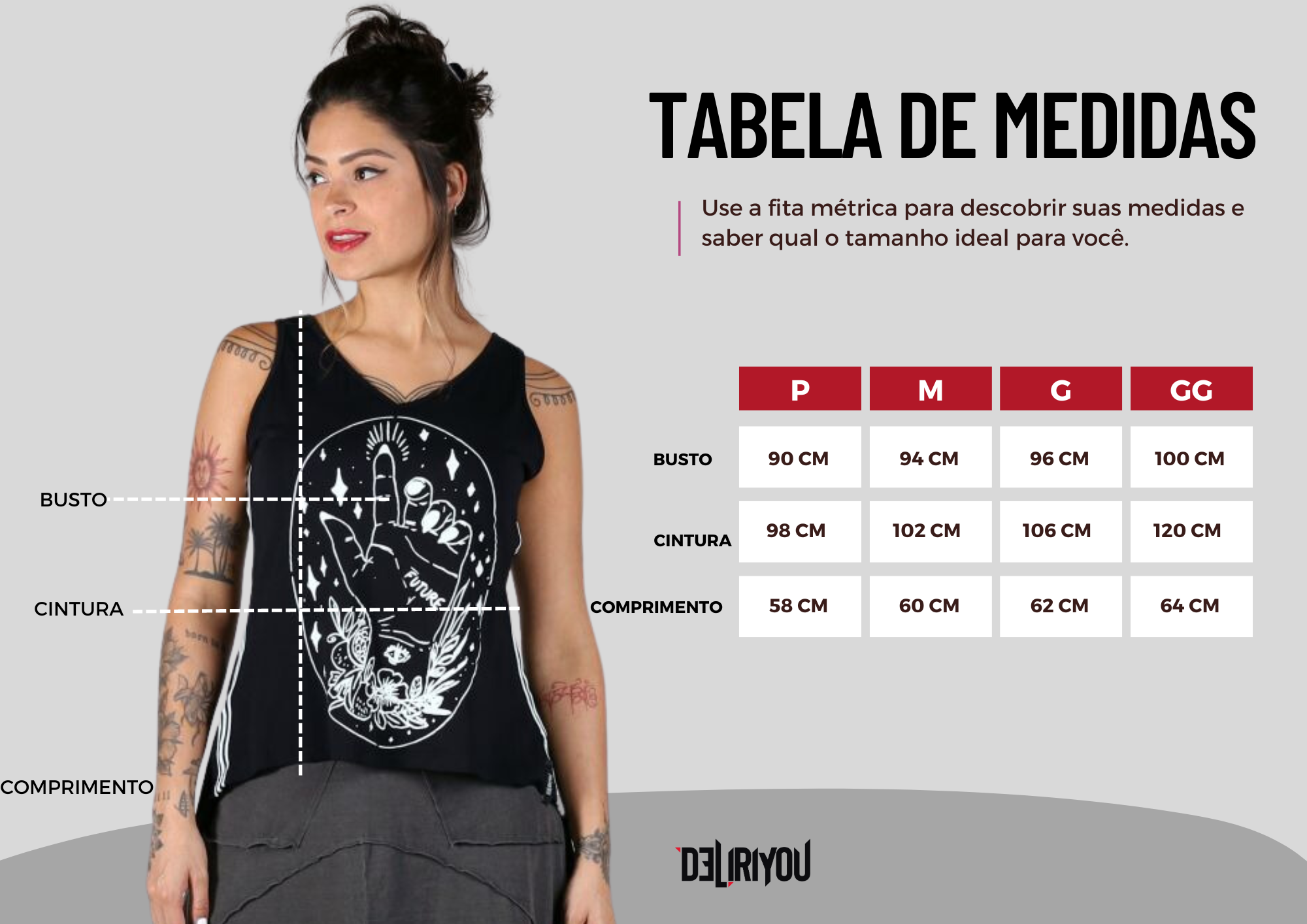 Tabela de medidas