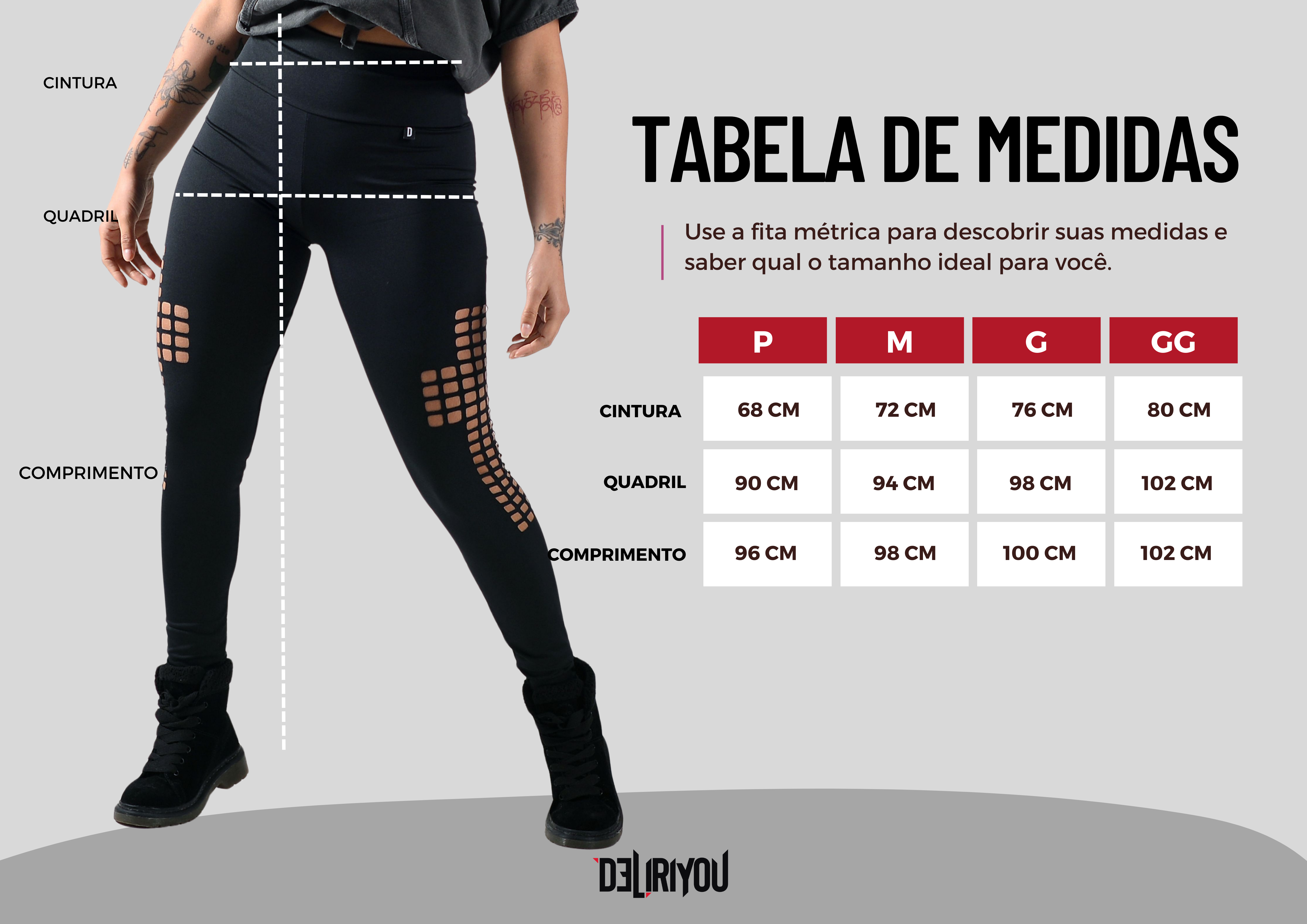 Tabela de medidas