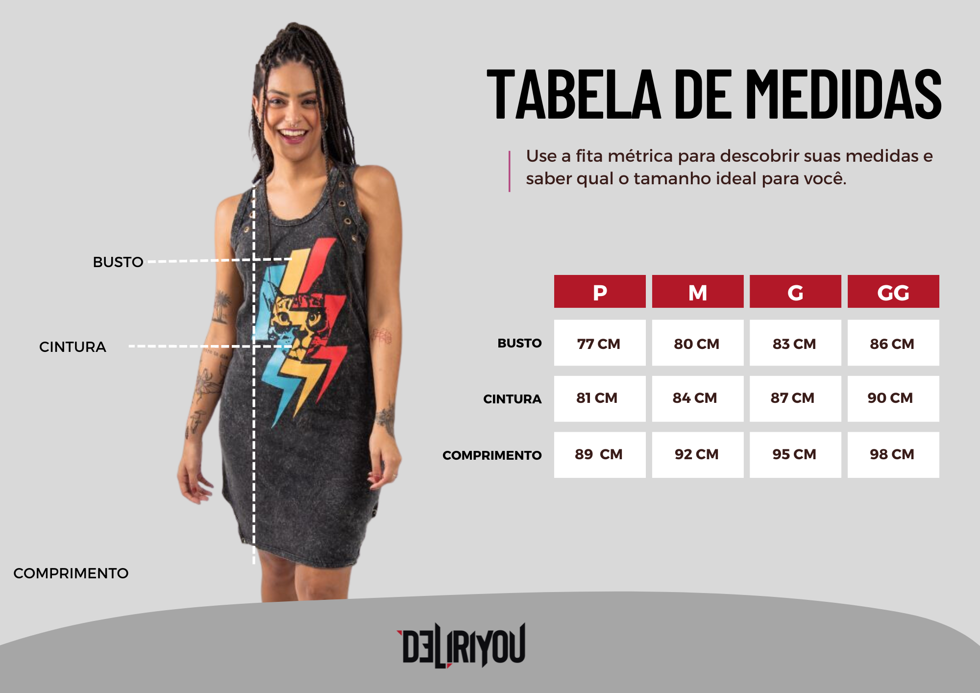 Tabela de medidas