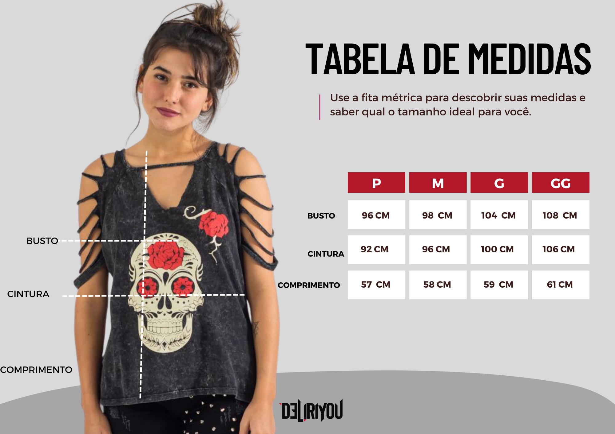 Tabela de medidas