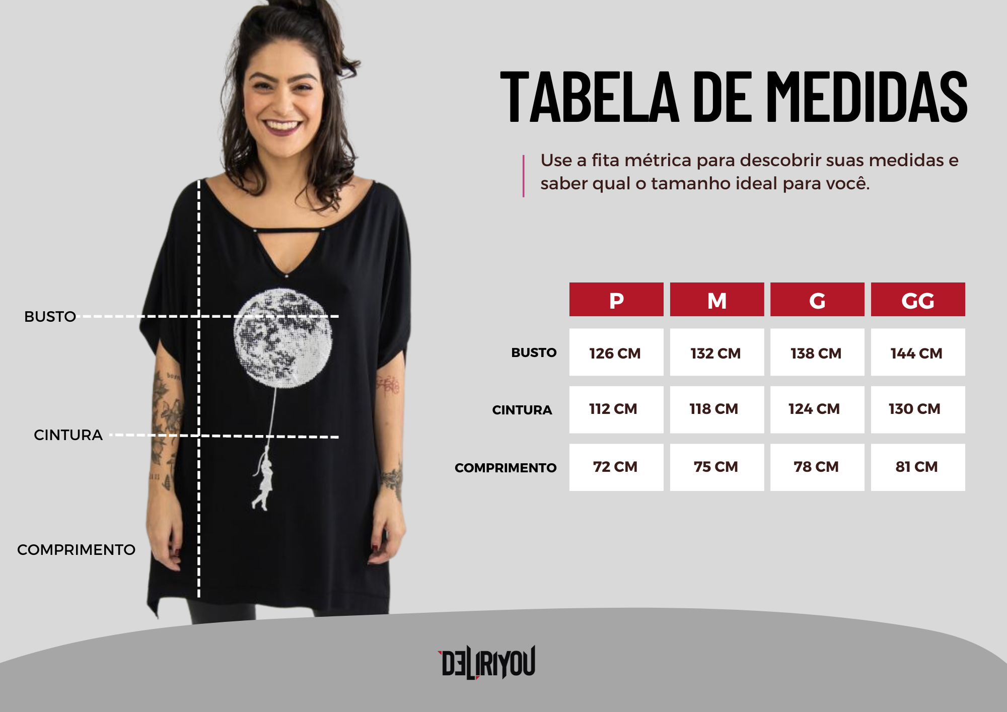 Tabela de medidas