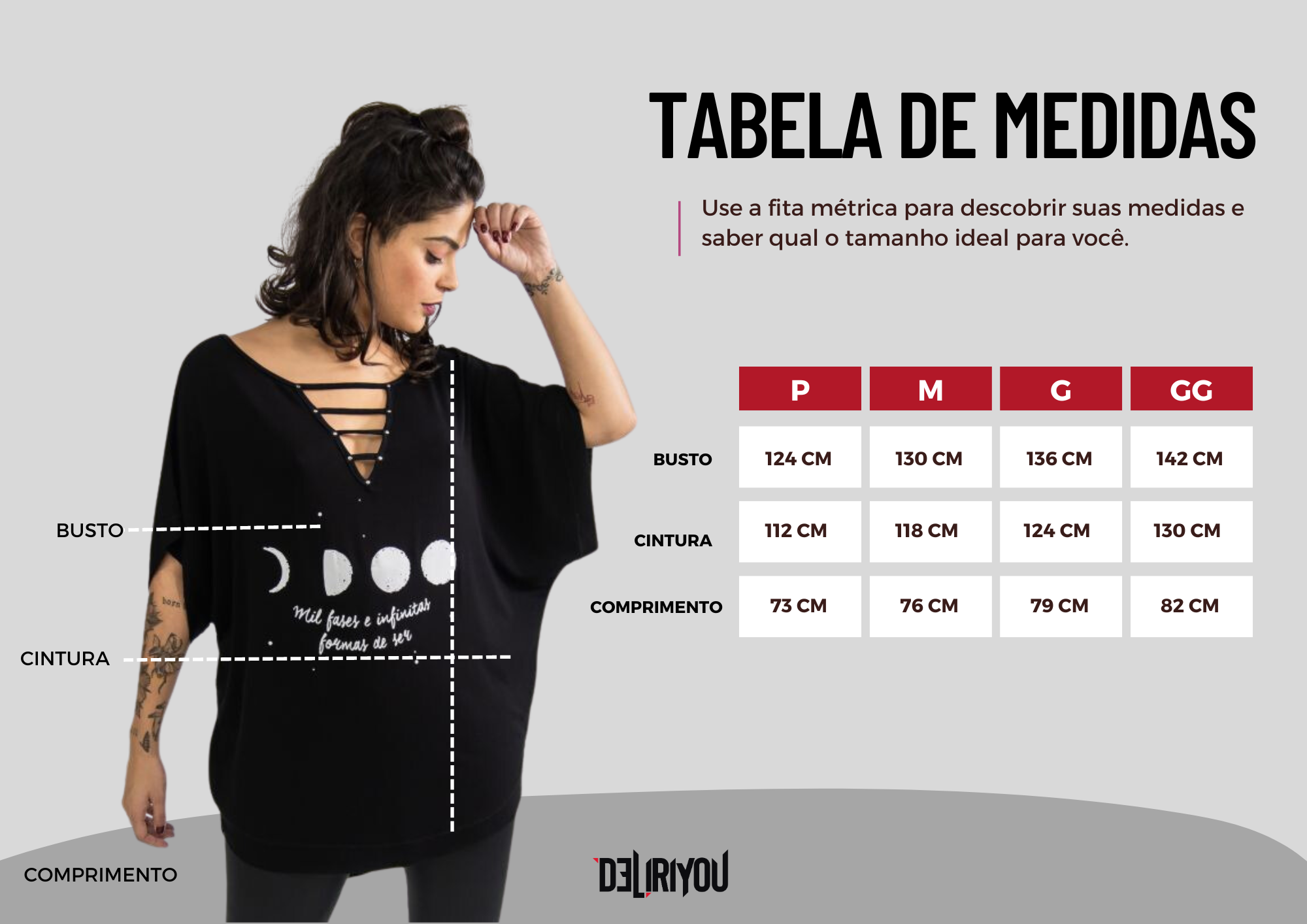 Tabela de medidas