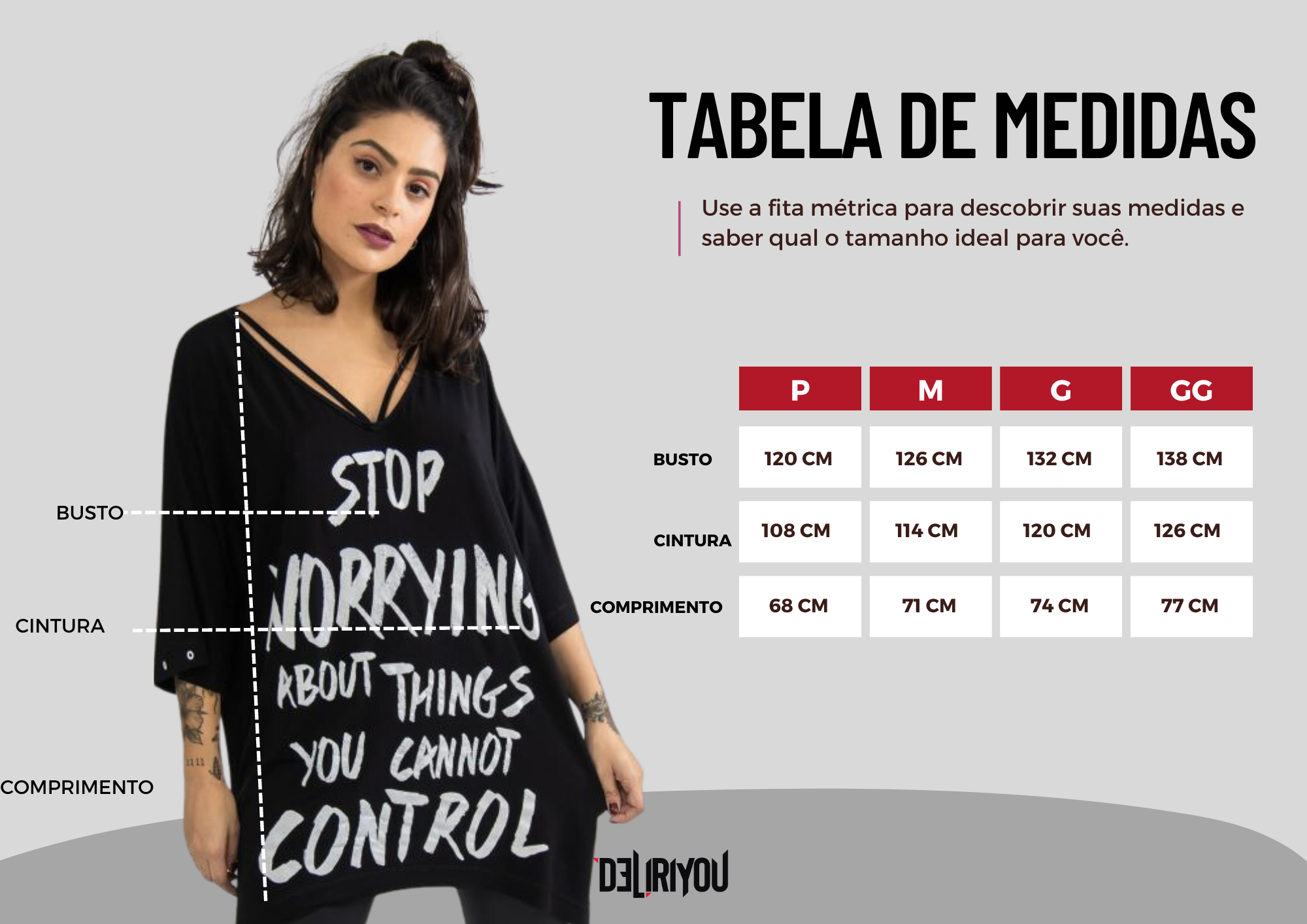 Tabela de medidas