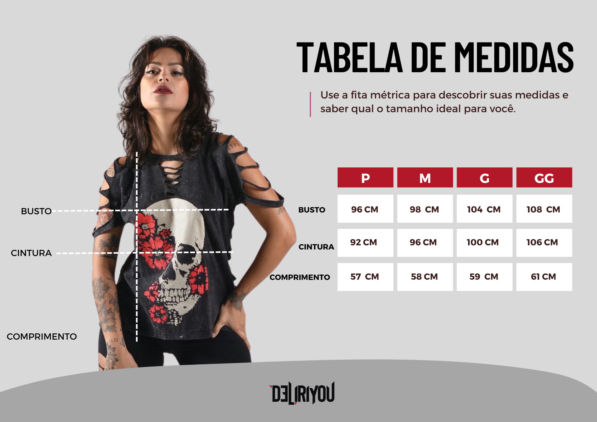 Tabela de medidas