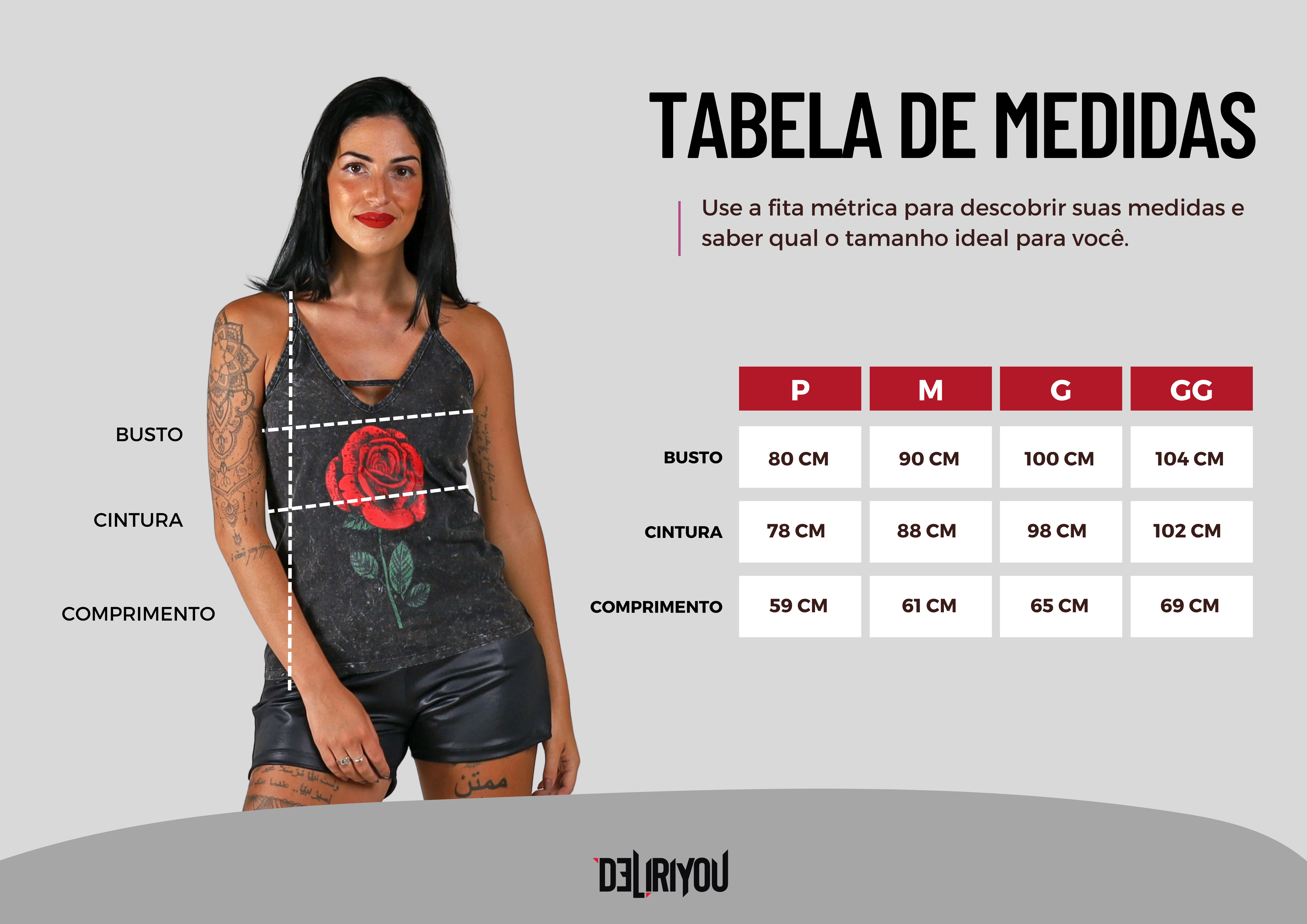 Tabela de medidas