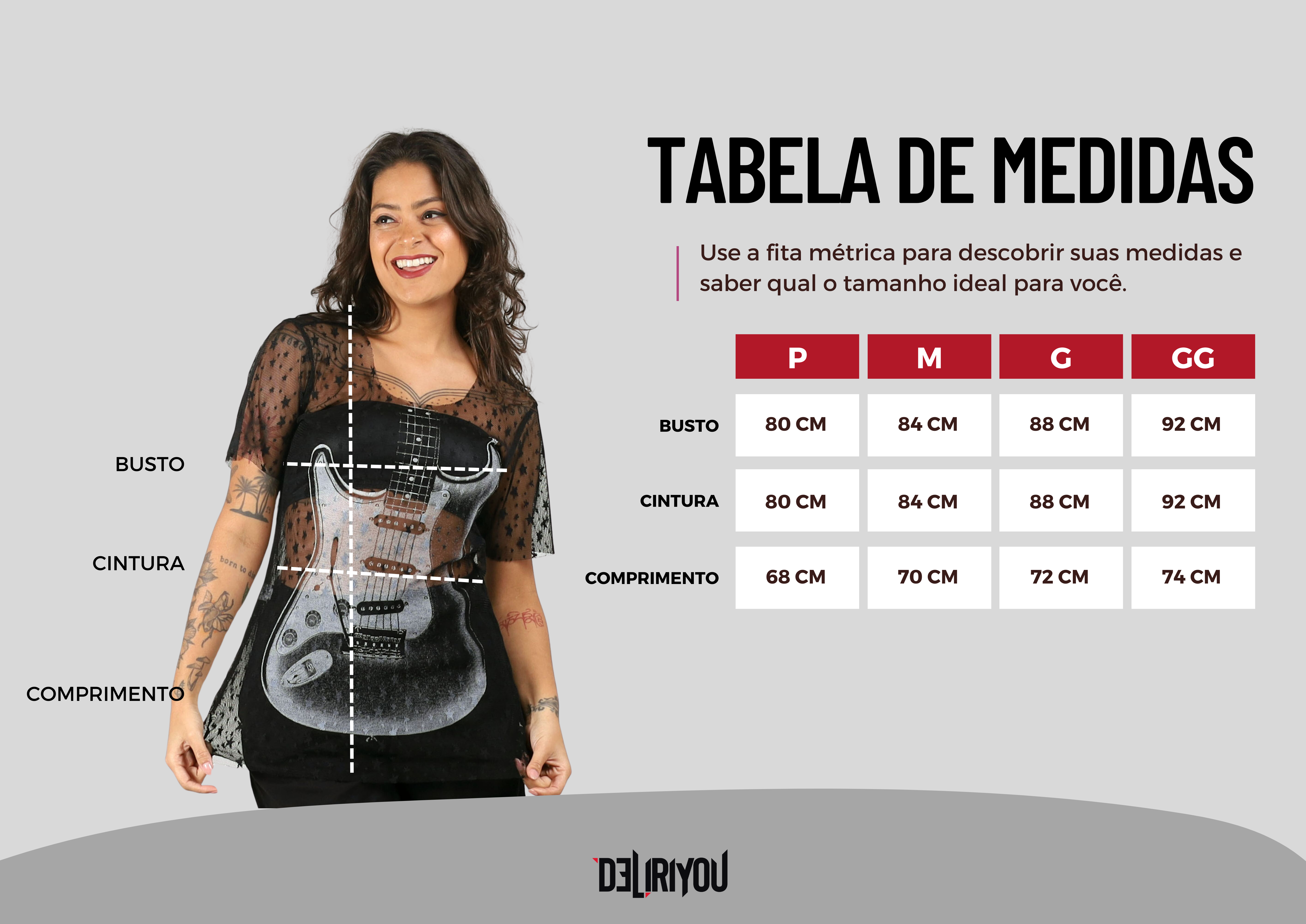 Tabela de medidas