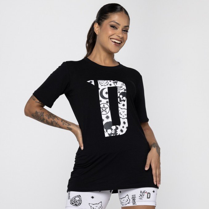 Camiseta D Oversized Mystic