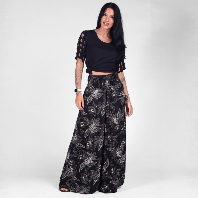 Calça Pantalona Black Lunar Botanics