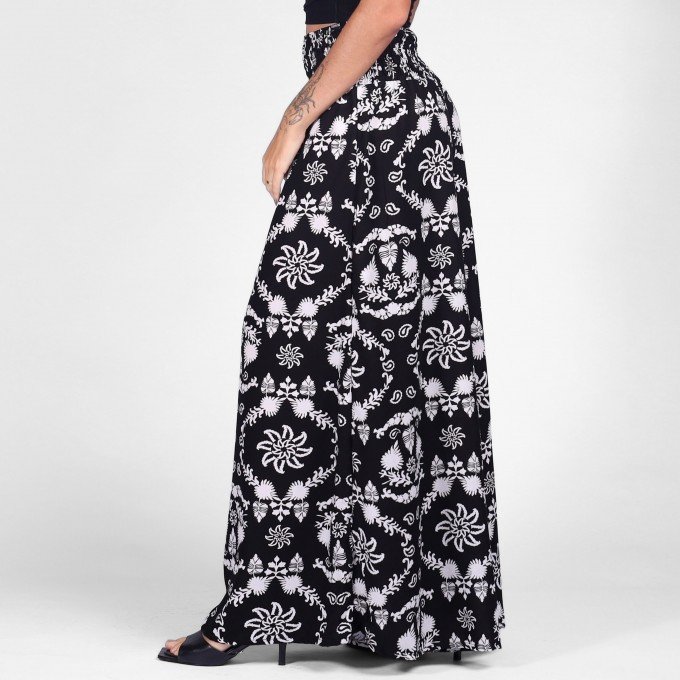 Calça Pantalona Garden Eclipse